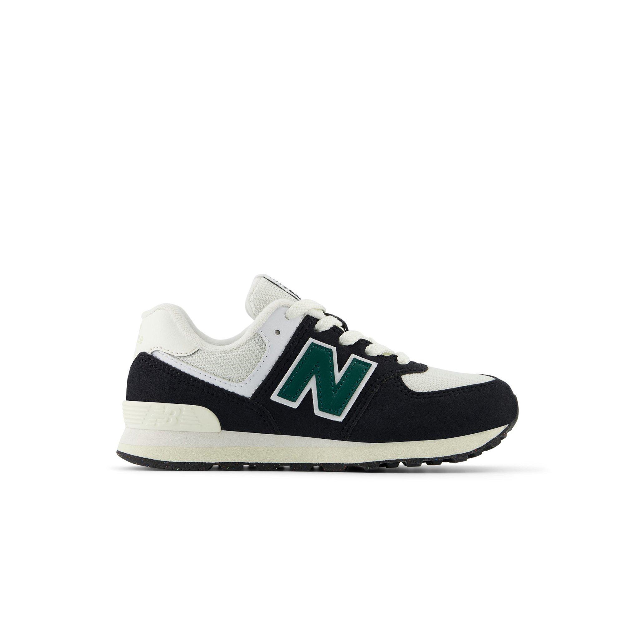 New Balance 574 "​Black/Green" Preschool Boys' Shoe - BLACK/GREEN