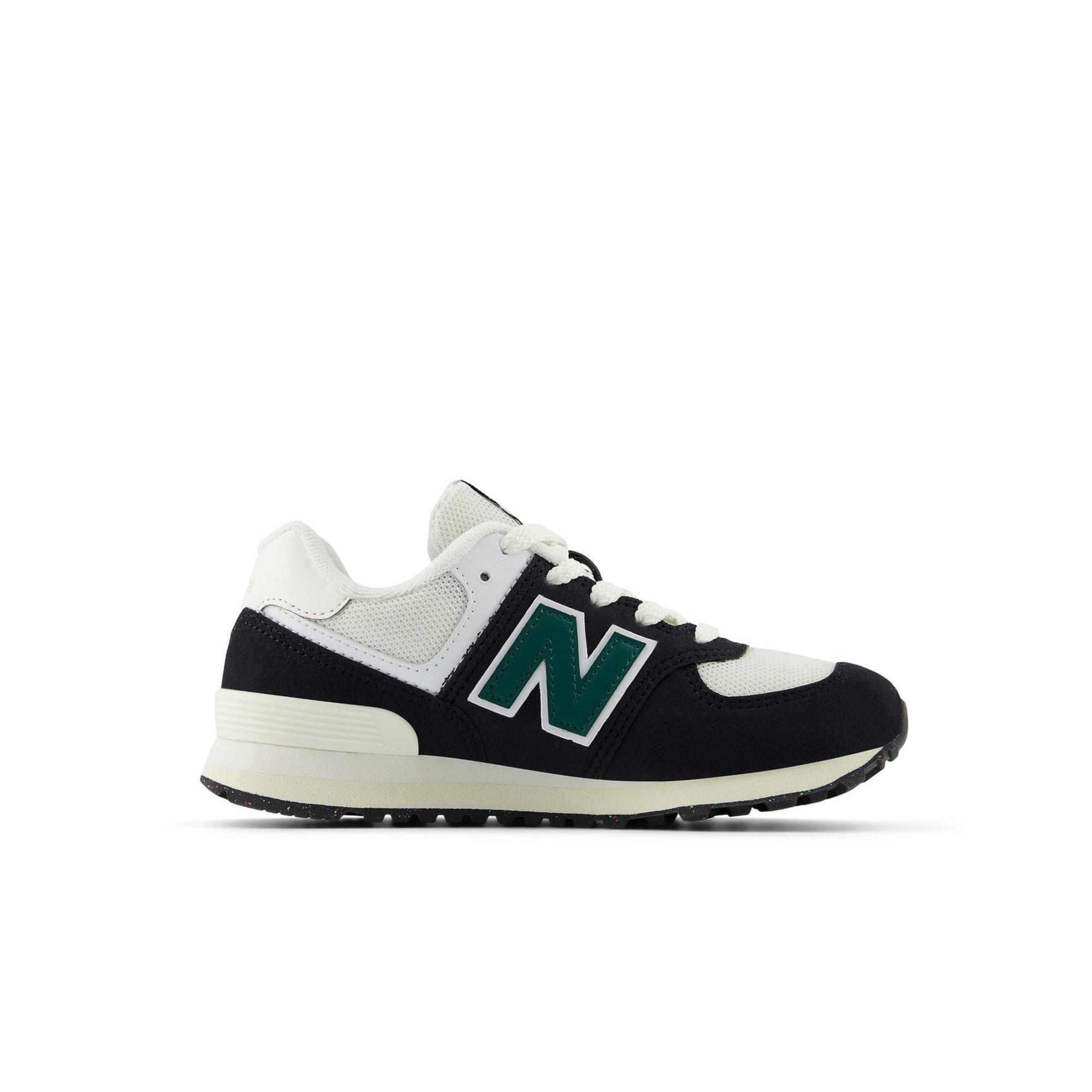 New Balance 574 Preschool Boys' "Black/Green" Shoe