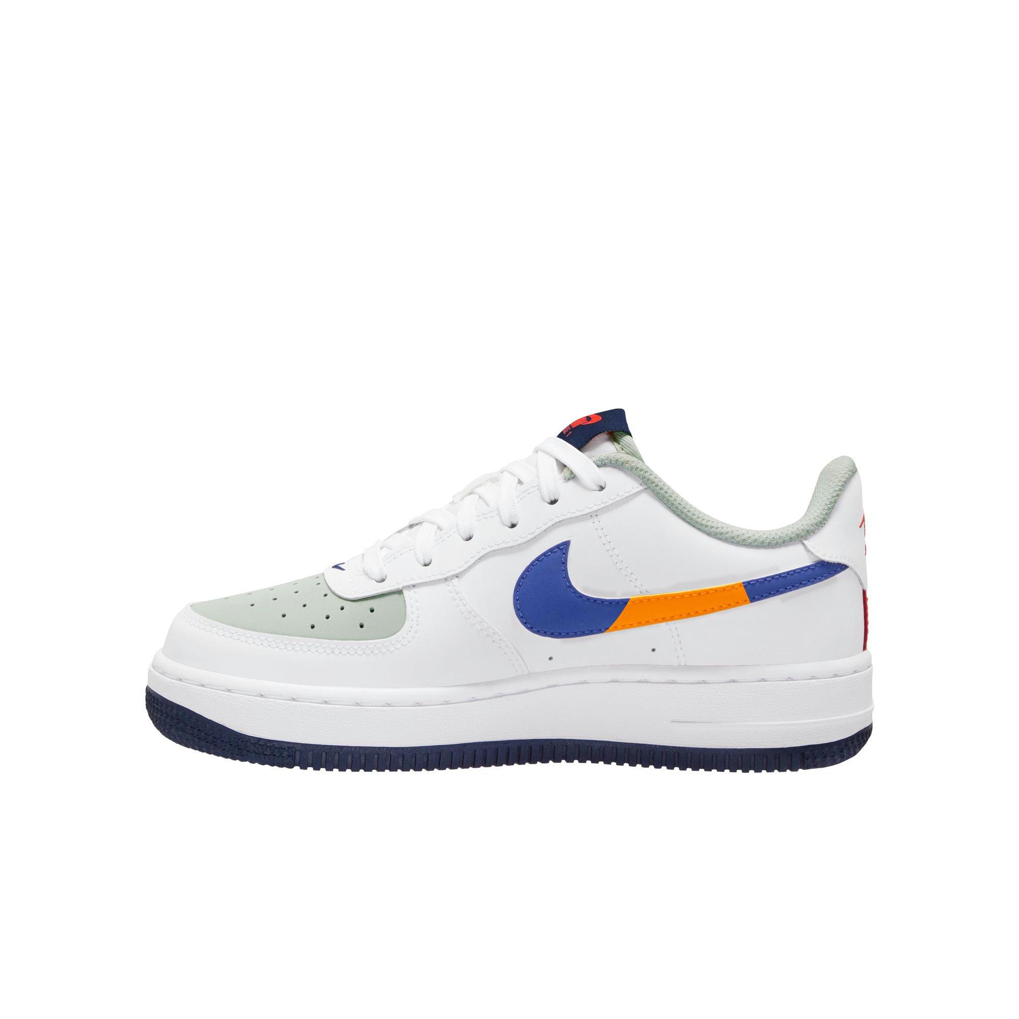 Nike Air Force 1 LV8 "Your Move" Grade School Kids' Shoe - LIGHT SILVER/MIDNIGHT NAVY/WHITE Thumbnail View 3