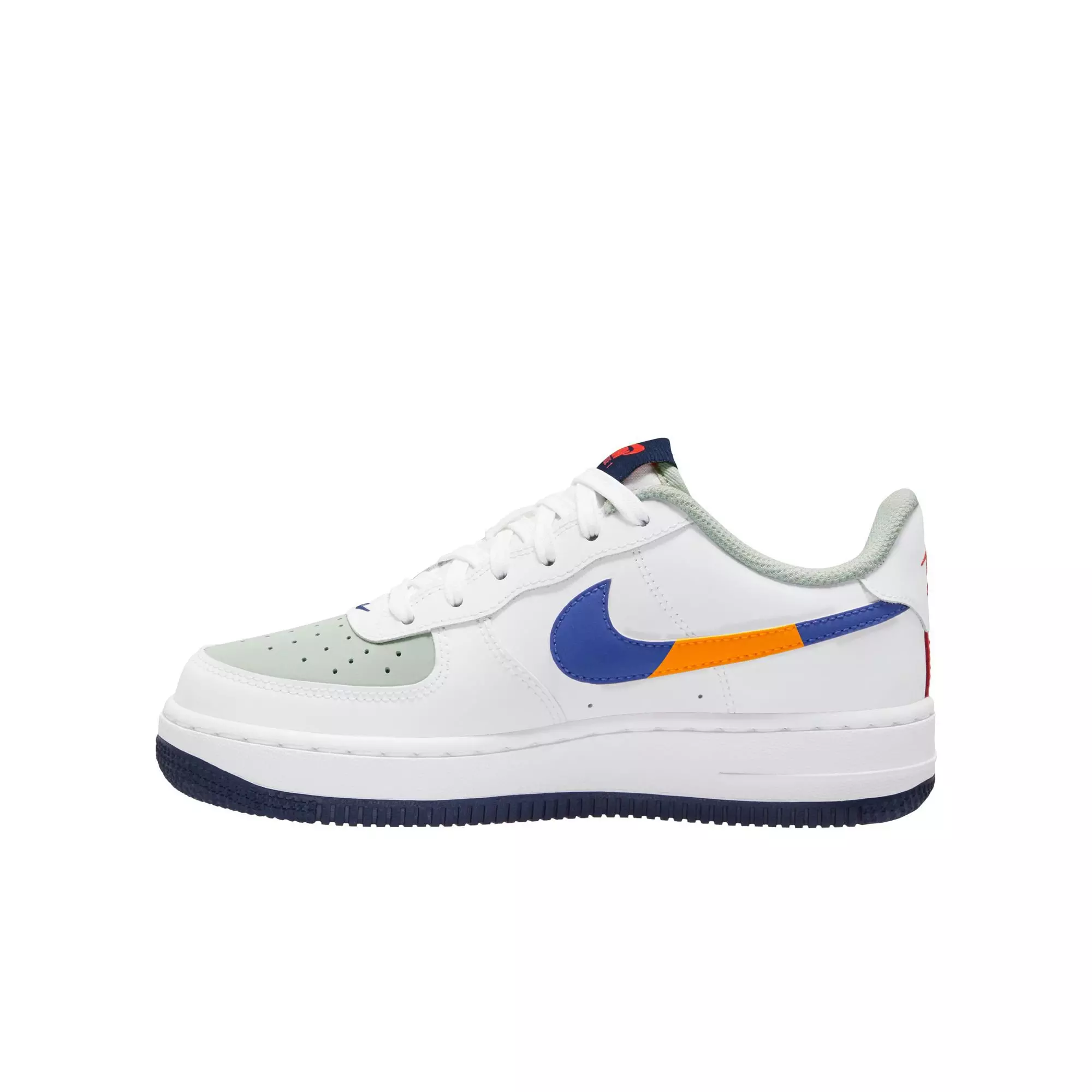 Nike Air Force 1 LV8 "Your Move" Grade School Kids' Shoe - LIGHT SILVER/MIDNIGHT NAVY/WHITE