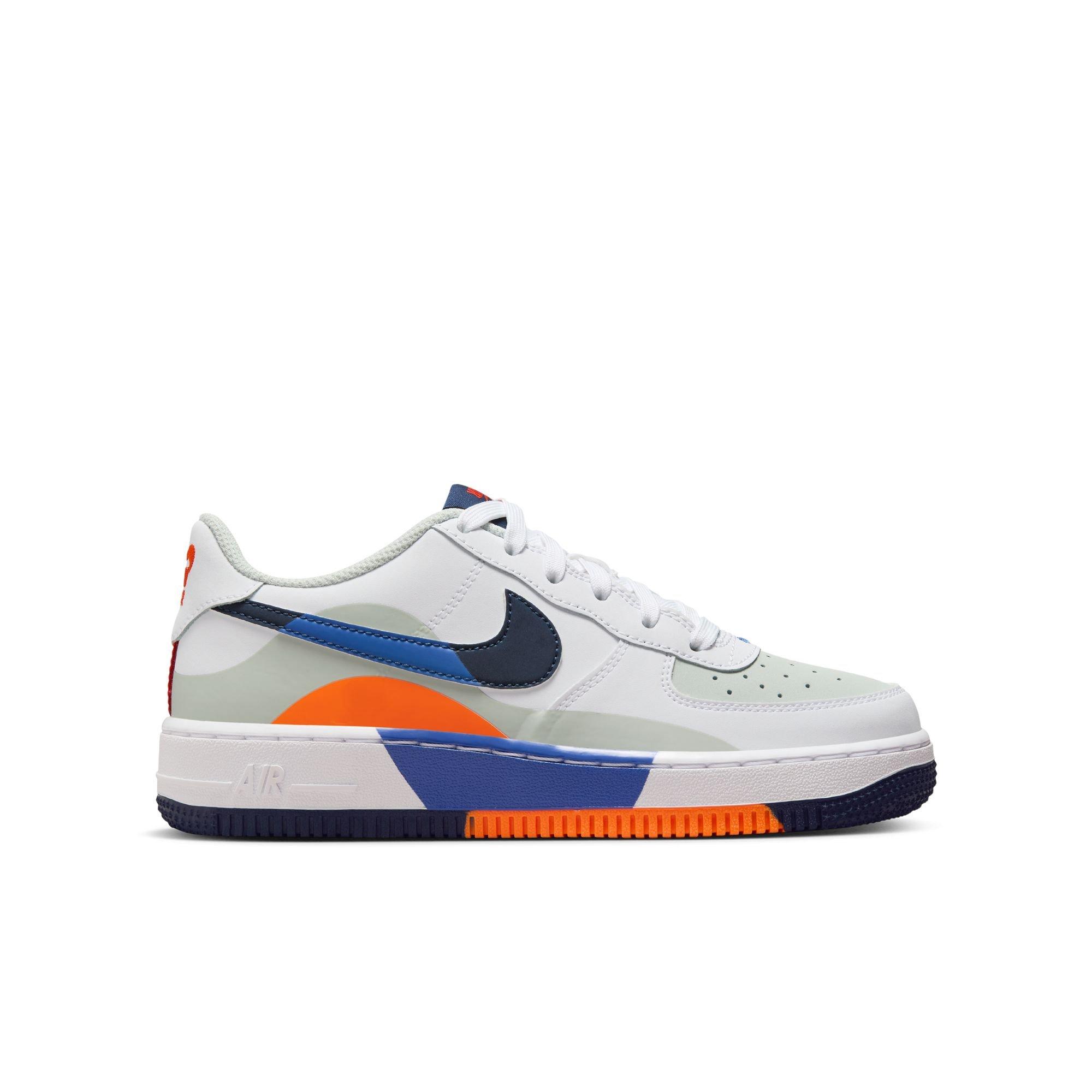 Orange check air force 1 best sale