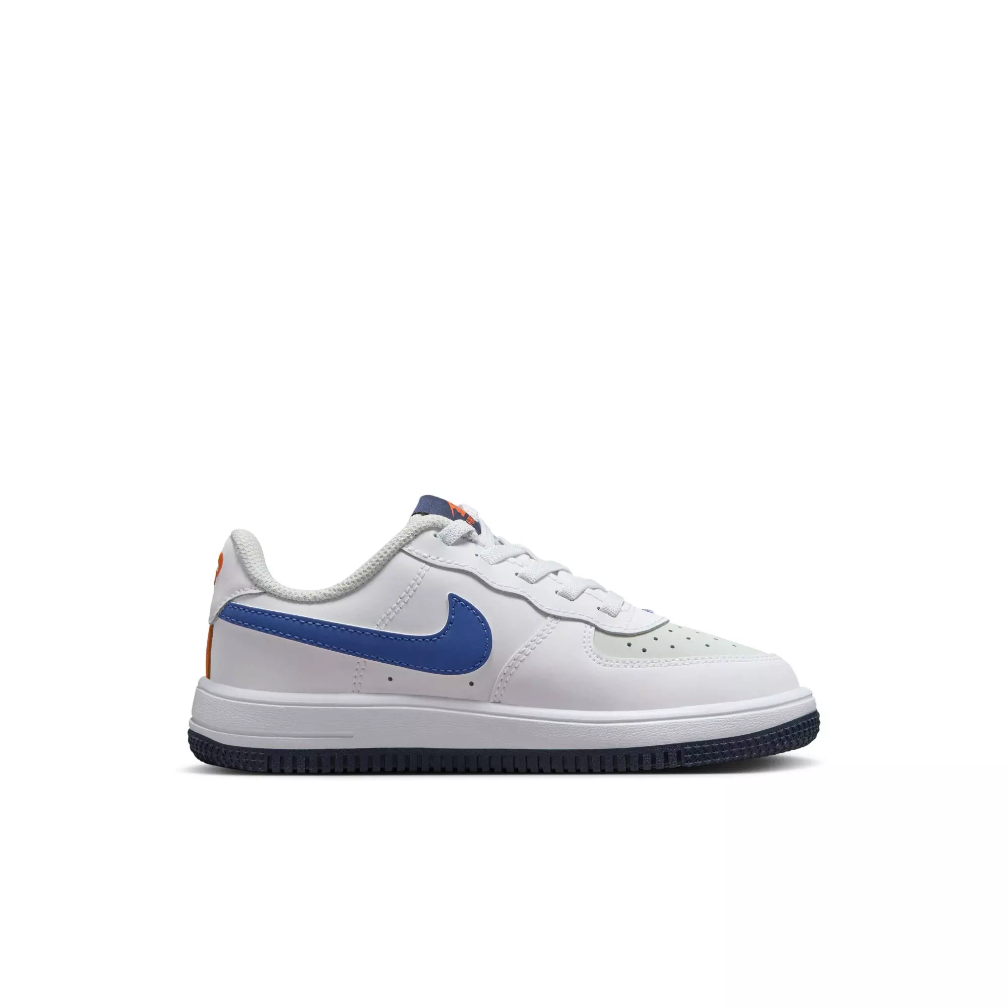 Nike Air Force 1 Low LV8 2 EasyOn "Your Move" Preschool Kids' Shoe - LIGHT SILVER/MIDNIGHT NAVY/WHITE