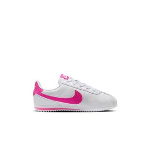 Nike Cortez EasyOn "White/Laser Fuchsia" Toddler Girls' Shoe