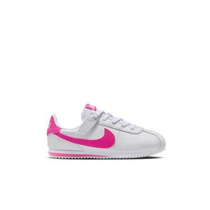 Nike Cortez EasyOn "White/Laser Fuchsia" Toddler Girls' Shoe