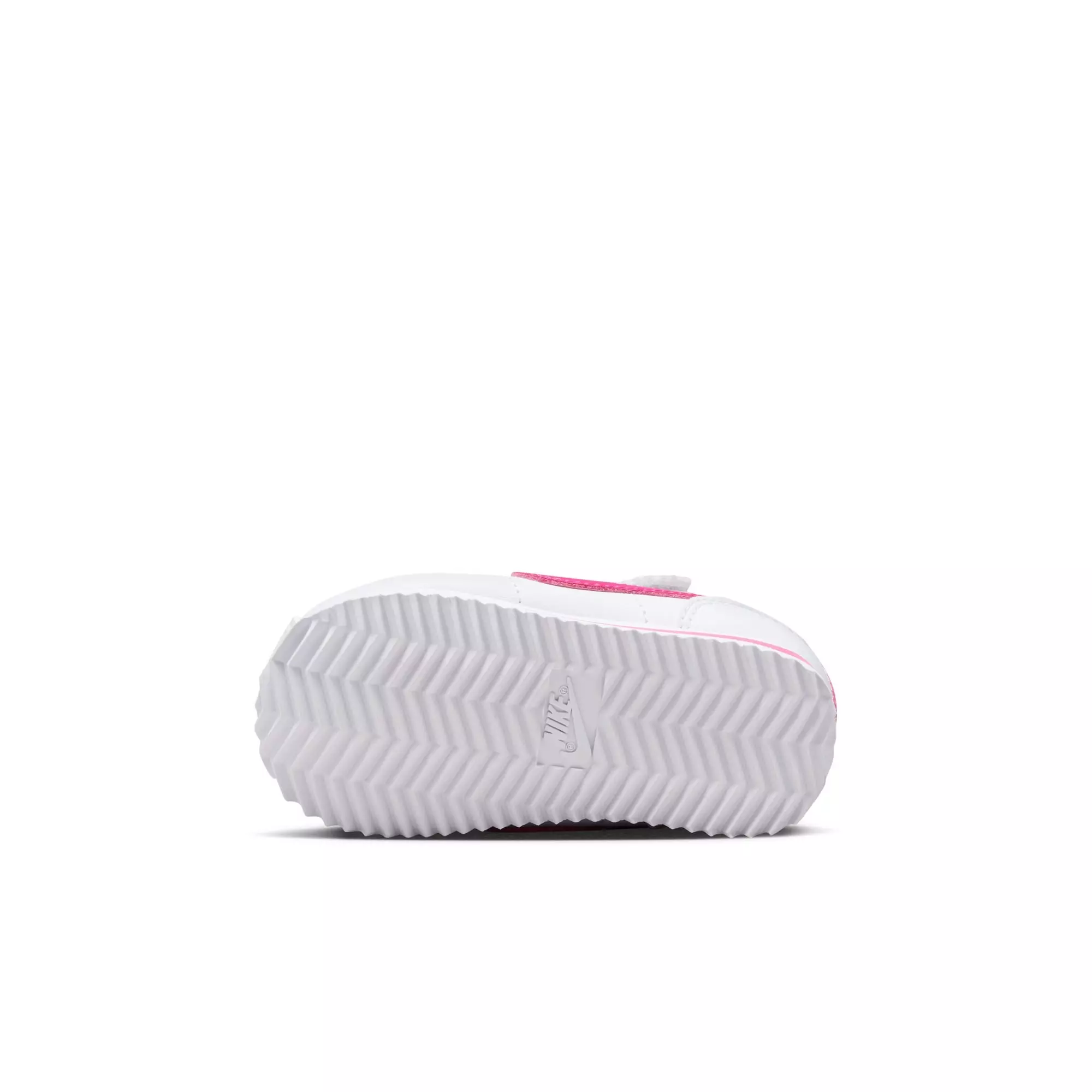 Nike Cortez EasyOn "White/Laser Fuchsia" Toddler Girls' Shoe - WHITE/PINK