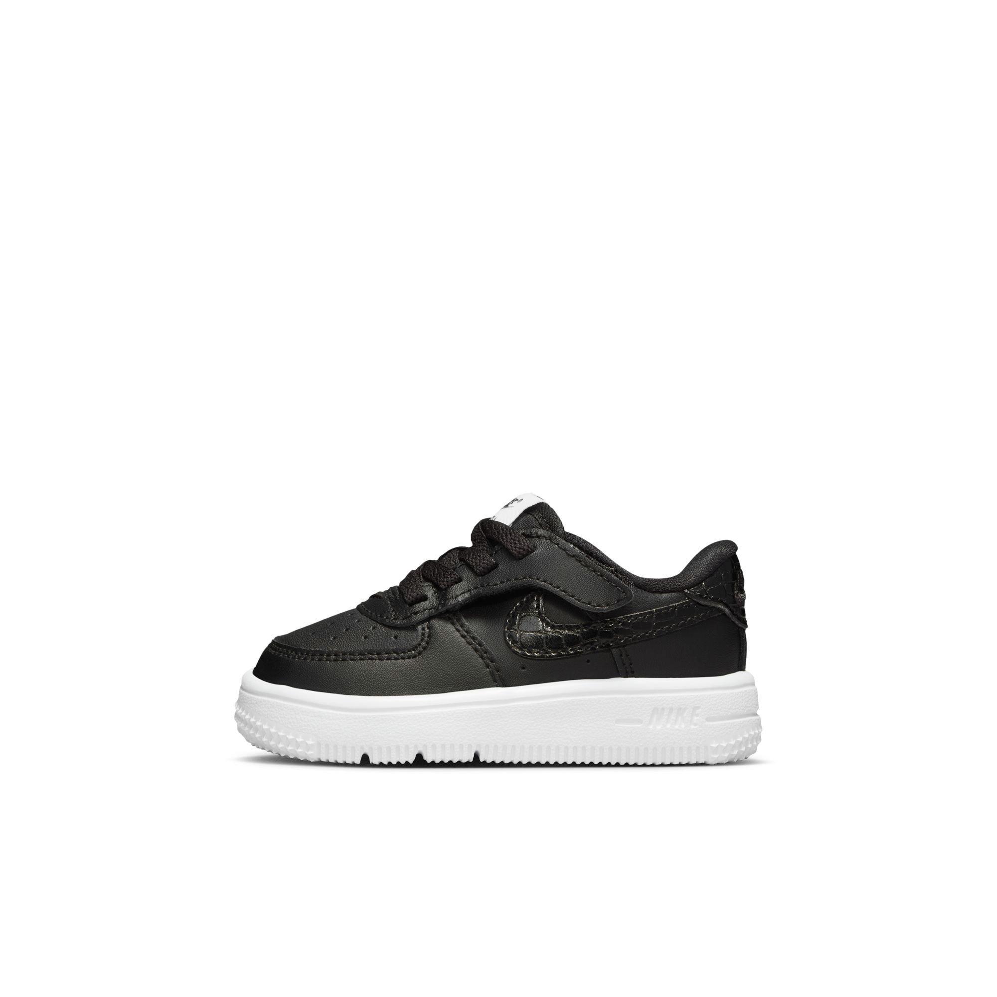 Nike Air Force 1 Low EasyOn Toddler Kids' Black/White Shoe