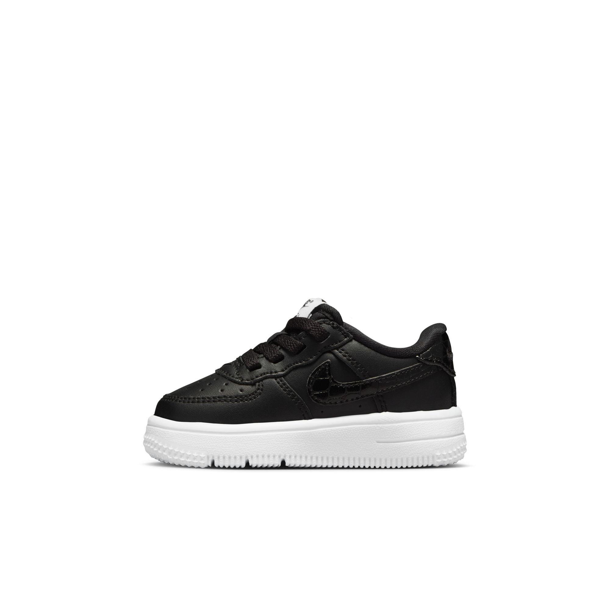 Nike Air Force 1 Low EasyOn Toddler Kids' Black/White Shoe