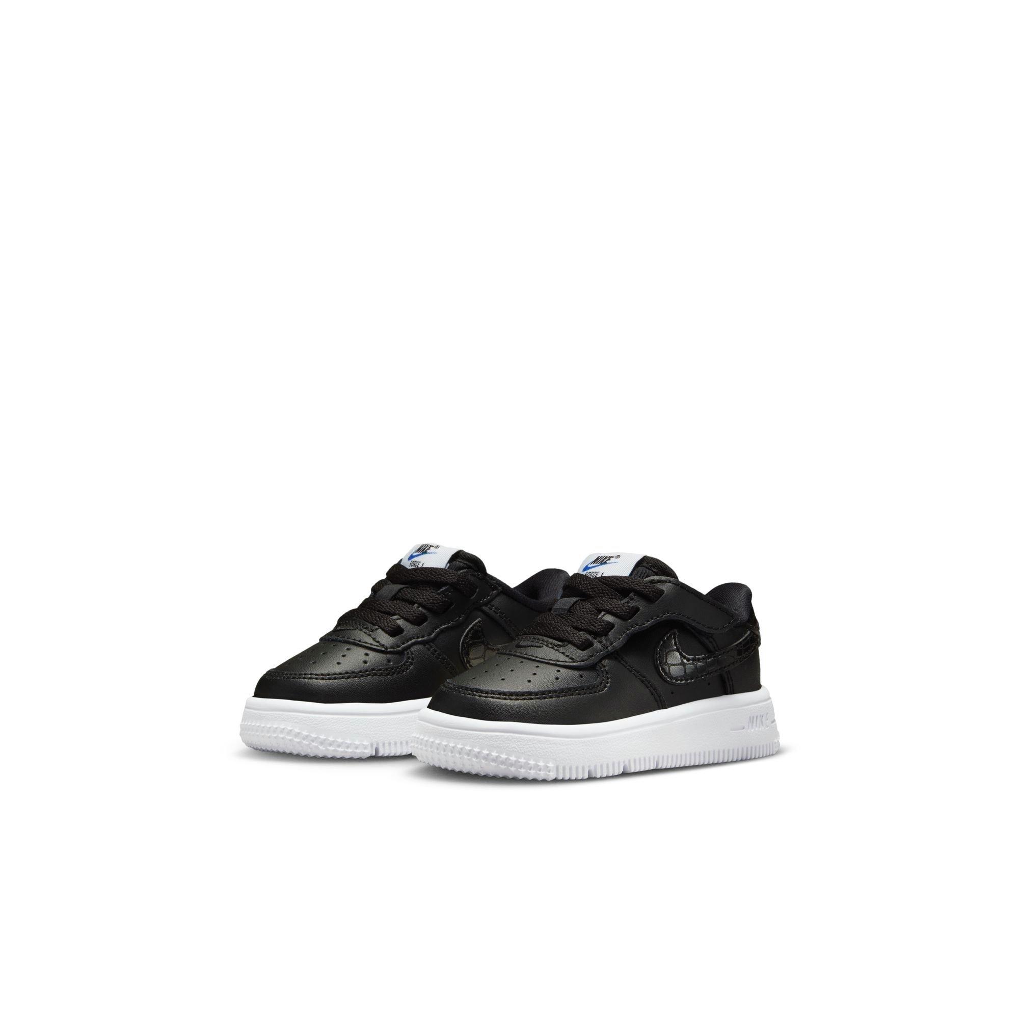 Nike Air Force 1 Low EasyOn Toddler Kids' Black/White Shoe