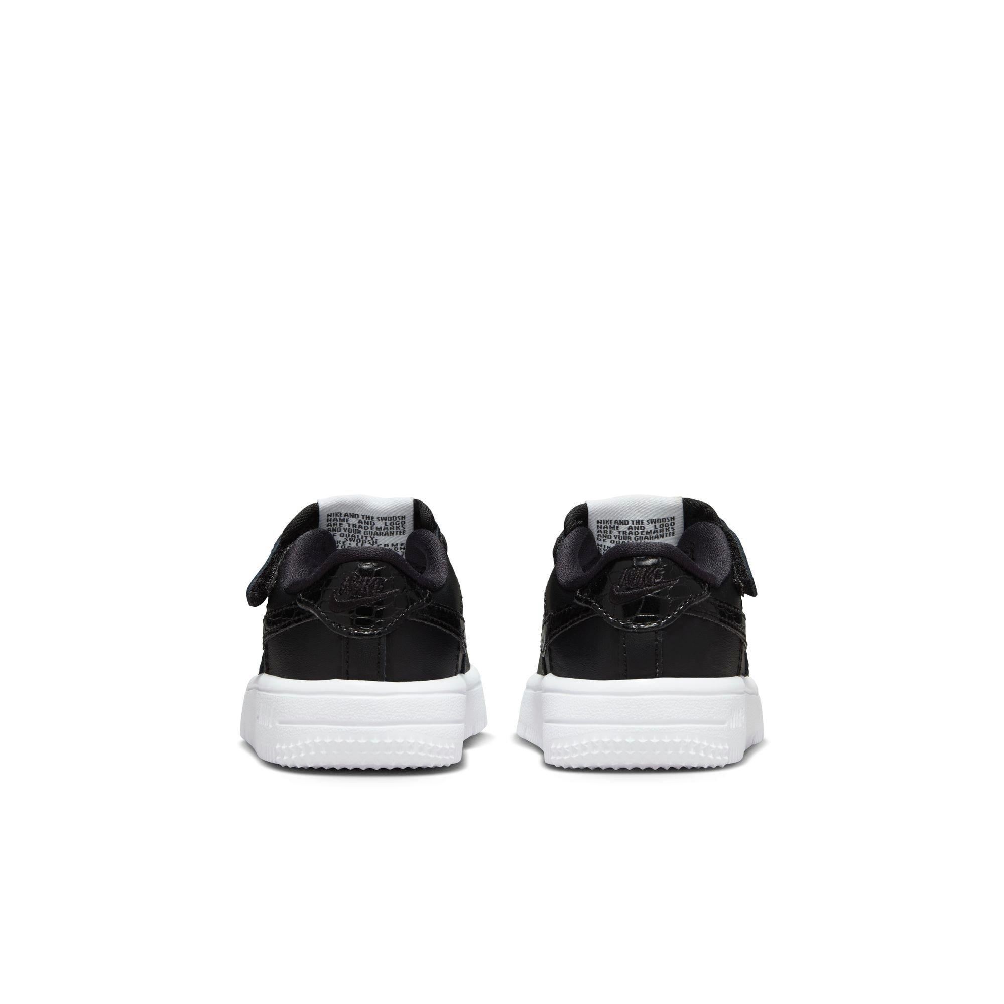 Nike Air Force 1 Low EasyOn Toddler Kids' Black/White Shoe