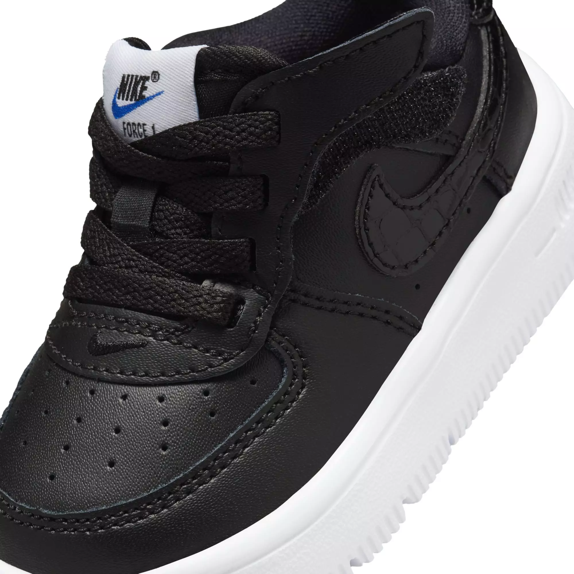 Nike Air Force 1 Low EasyOn "Black/White" Toddler Kids' Shoe - BLACK