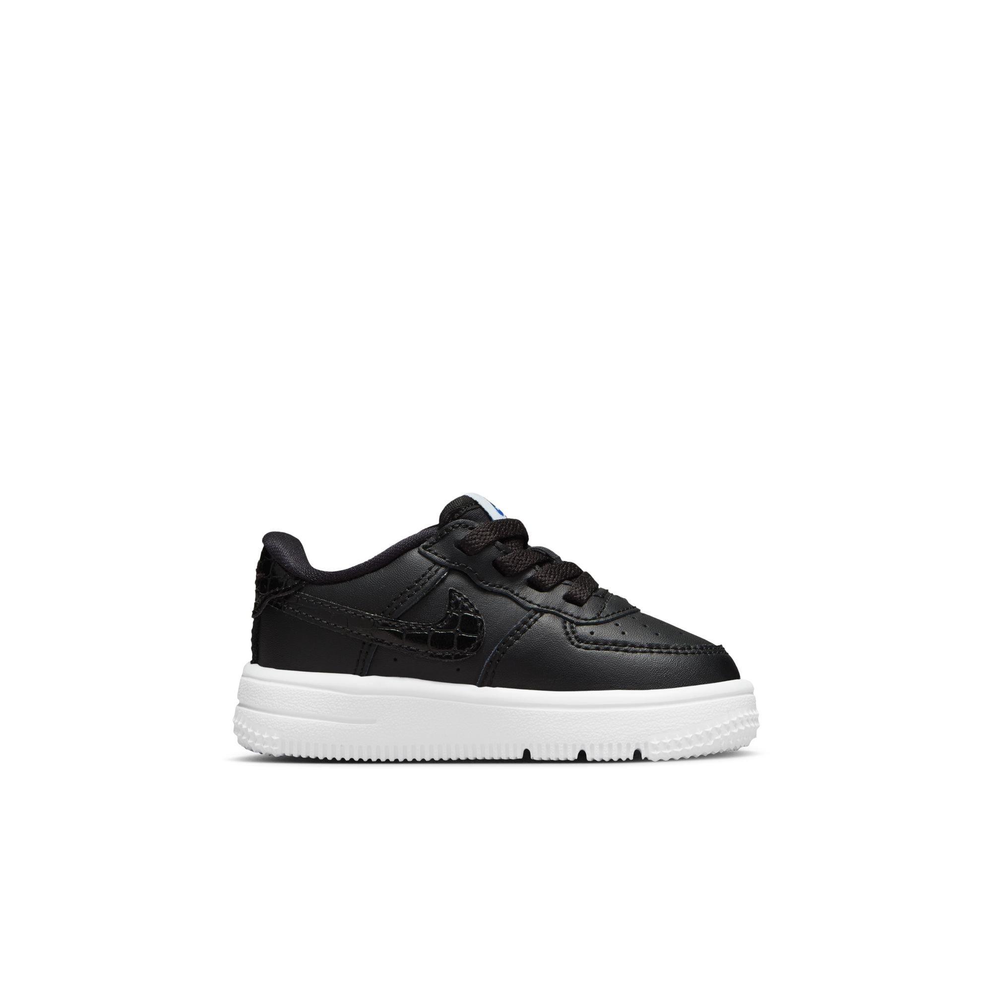 Nike Air Force 1 Low EasyOn Toddler Kids' Black/White Shoe
