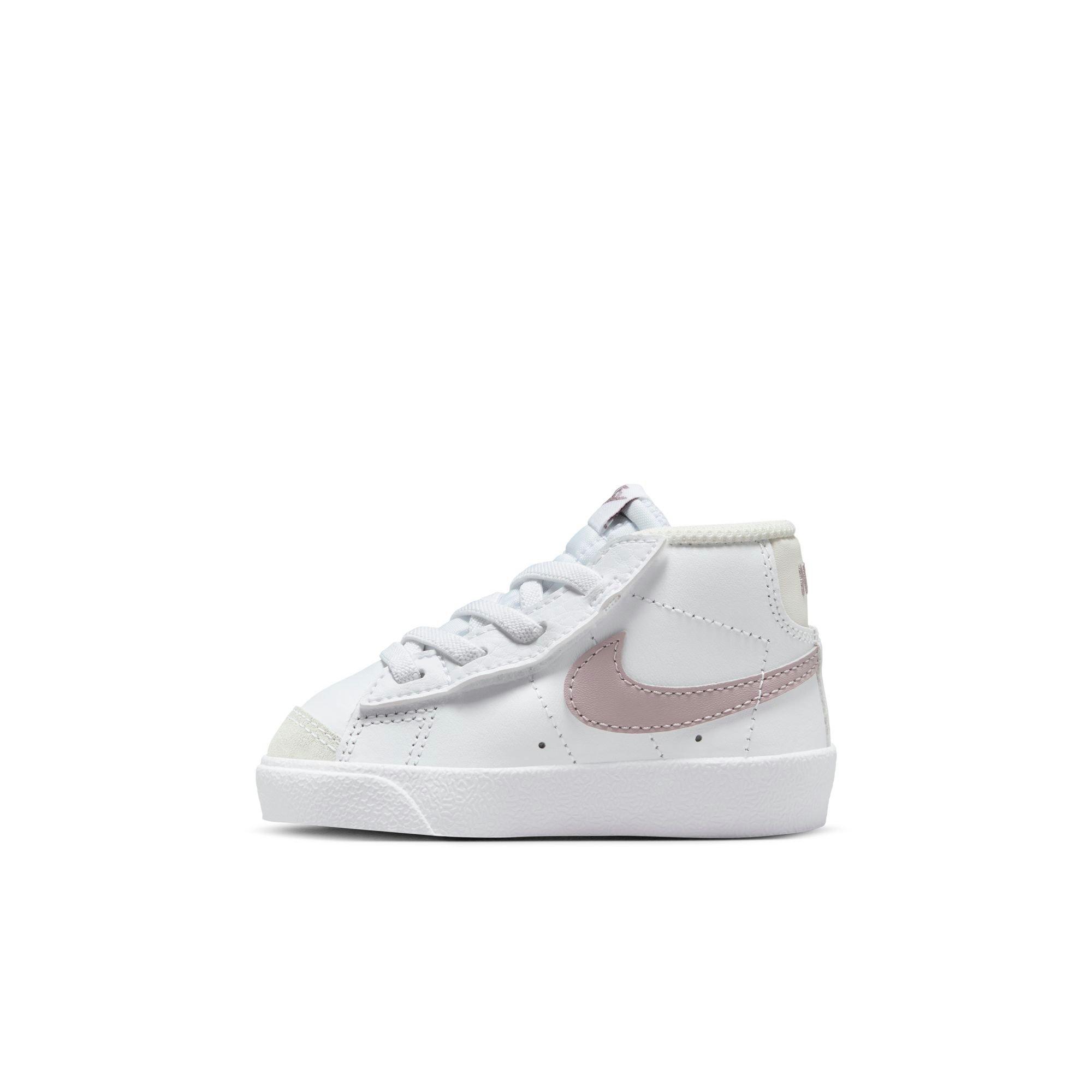 Nike Blazer Mid '77 "White/Lt Violet Ore/Phantom" Toddler Girls' Shoe