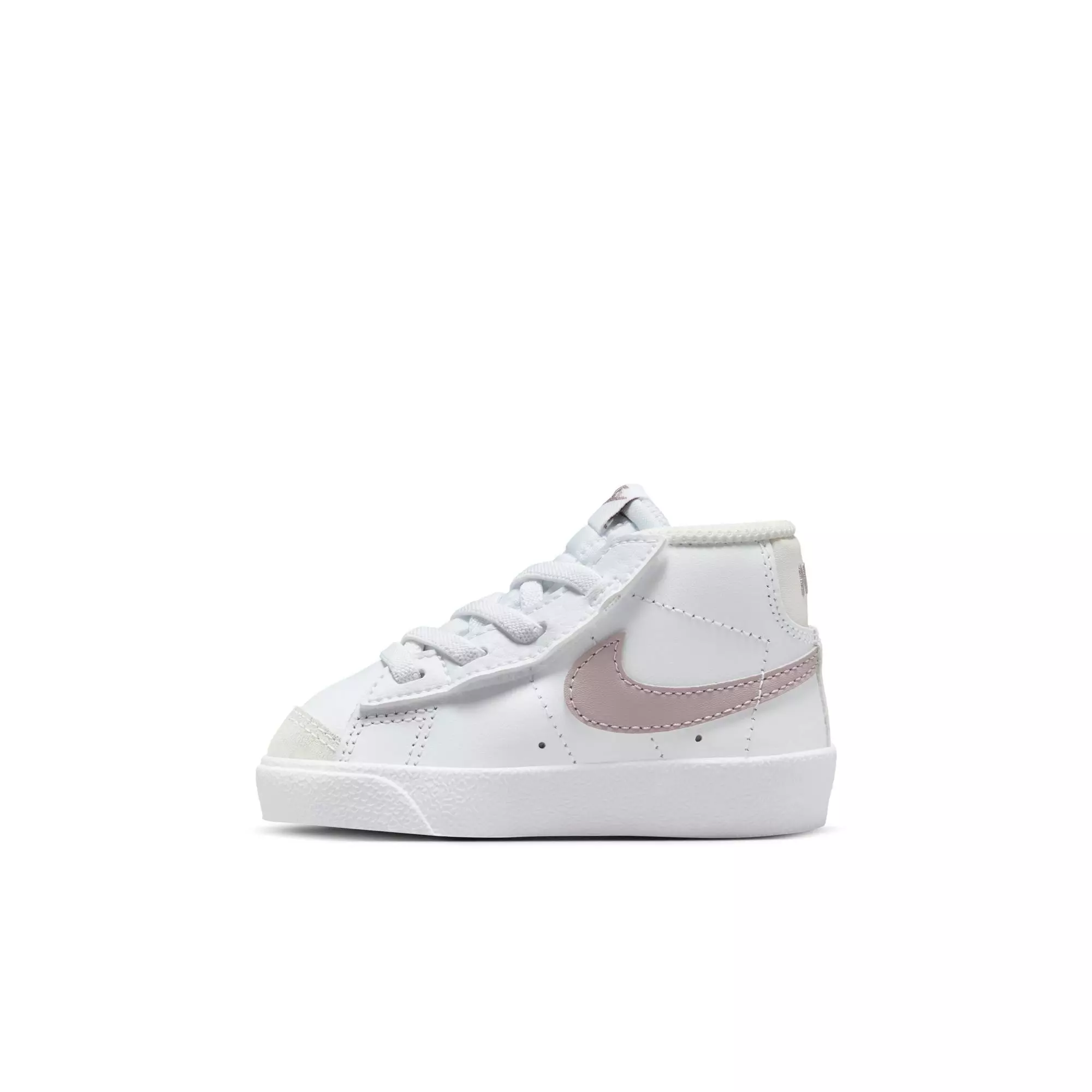 Nike Blazer Mid '77 "White/Lt Violet Ore/Phantom" Toddler Girls' Shoe - WHITE/PURPLE