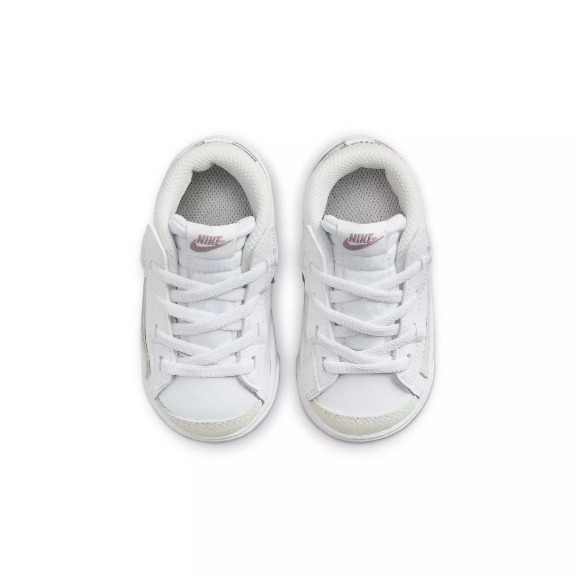 Nike Blazer Mid '77 "White/Lt Violet Ore/Phantom" Toddler Girls' Shoe - WHITE/PURPLE