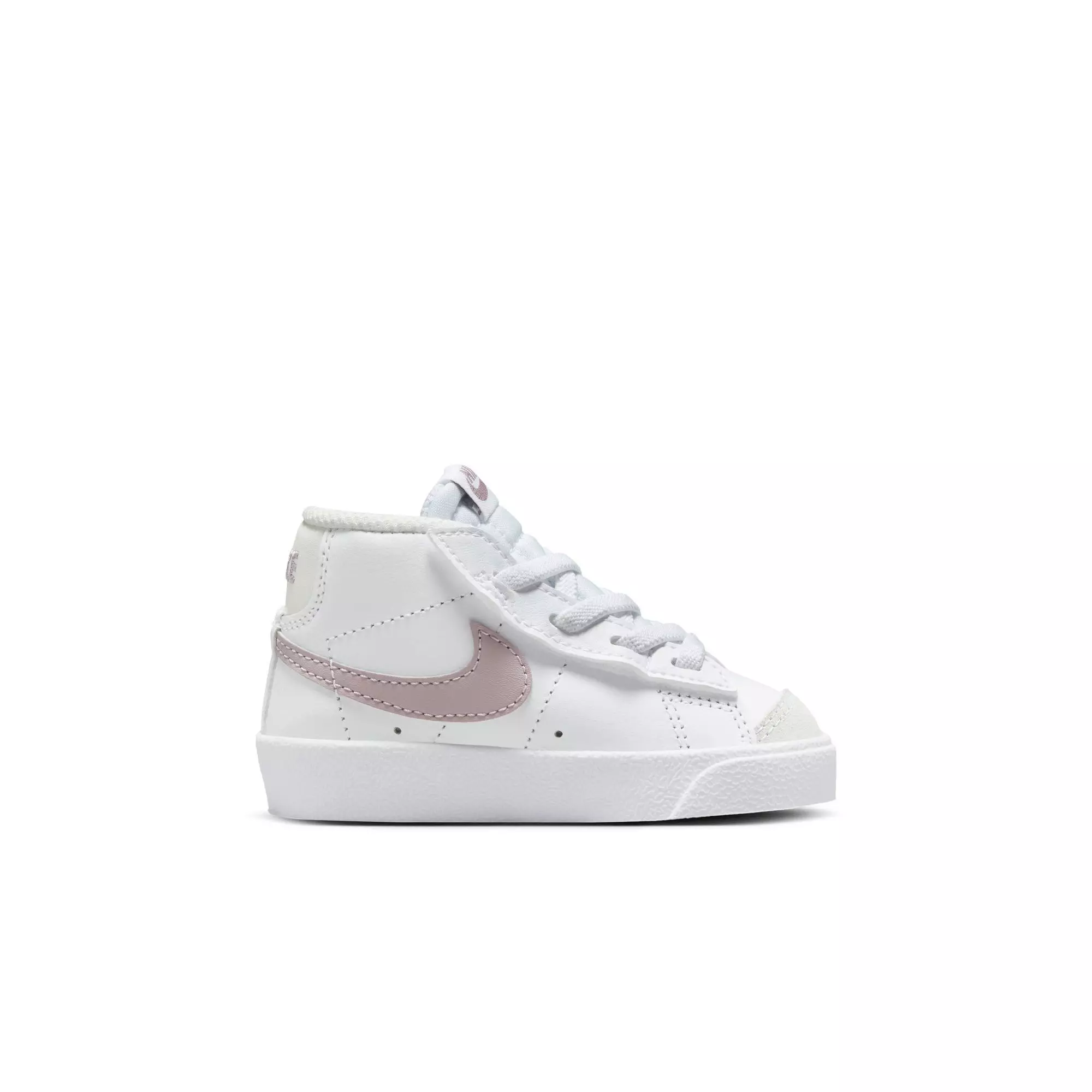 Nike Blazer Mid '77 "White/Lt Violet Ore/Phantom" Toddler Girls' Shoe - WHITE/PURPLE