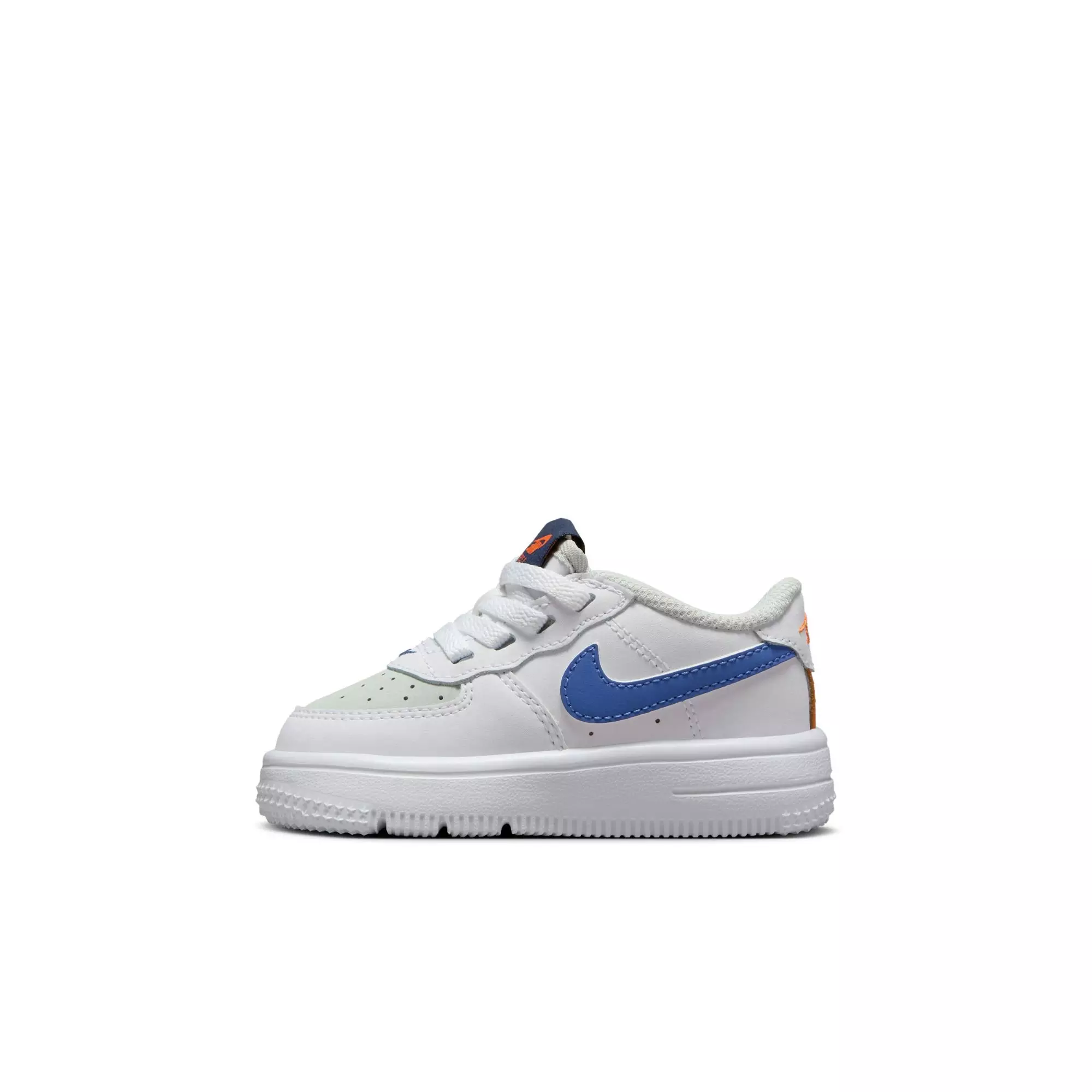 Nike Air Force 1 Low LV8 2 EasyOn "Your Move" Toddler Kids' Shoe - LIGHT SILVER/MIDNIGHT NAVY/WHITE