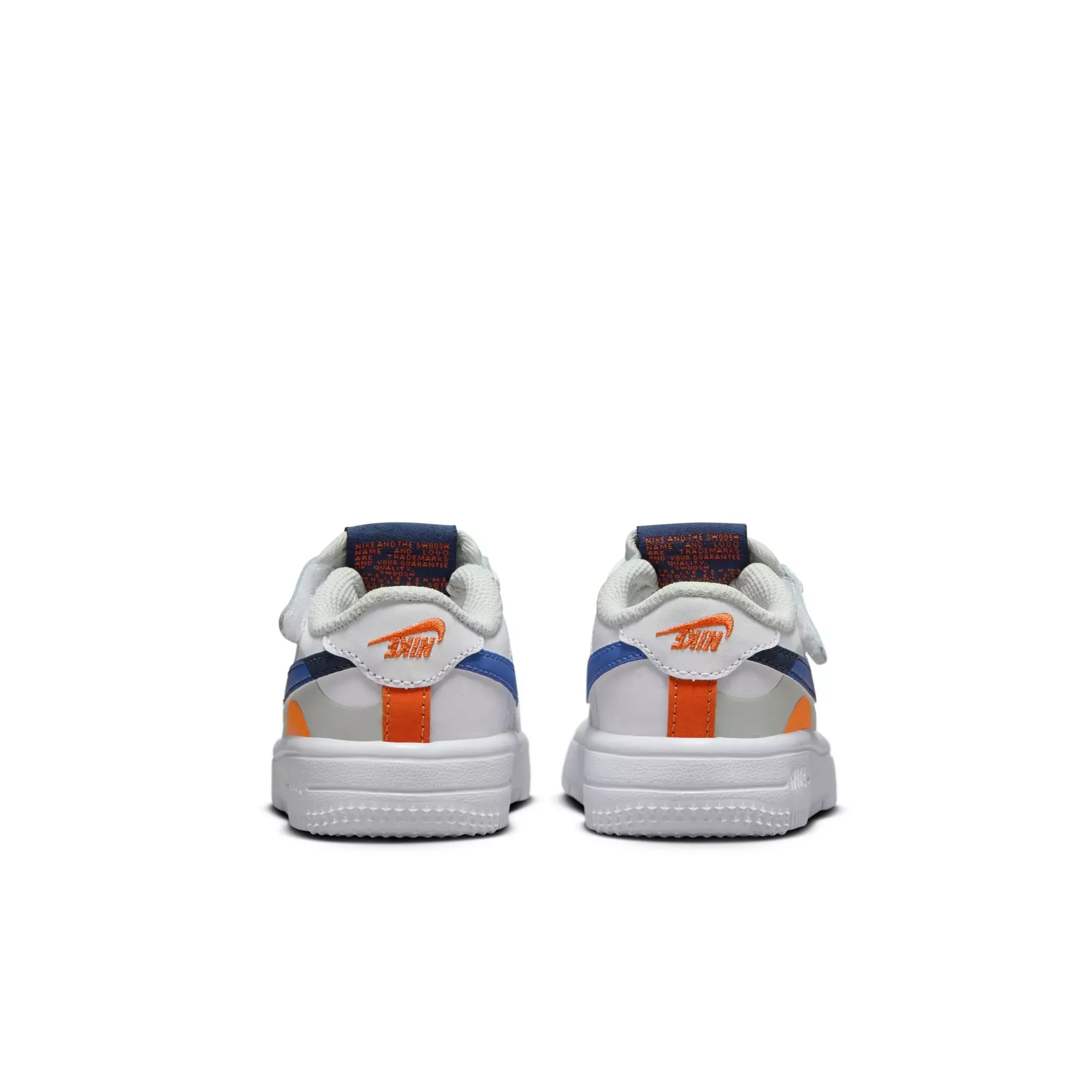 Nike Air Force 1 Low LV8 2 EasyOn "Your Move" Toddler Kids' Shoe - LIGHT SILVER/MIDNIGHT NAVY/WHITE