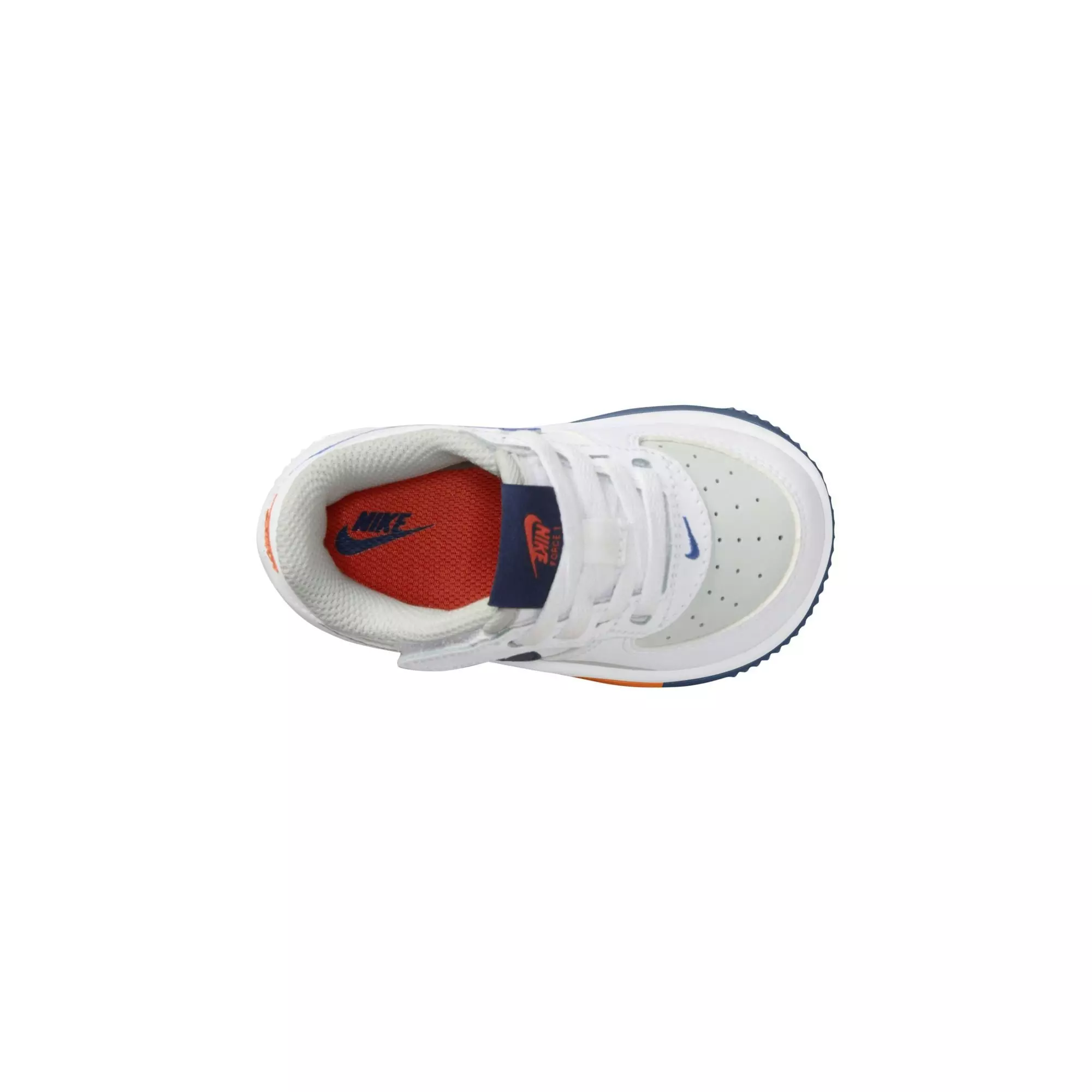 Nike Air Force 1 Low LV8 2 EasyOn "Your Move" Toddler Kids' Shoe - LIGHT SILVER/MIDNIGHT NAVY/WHITE