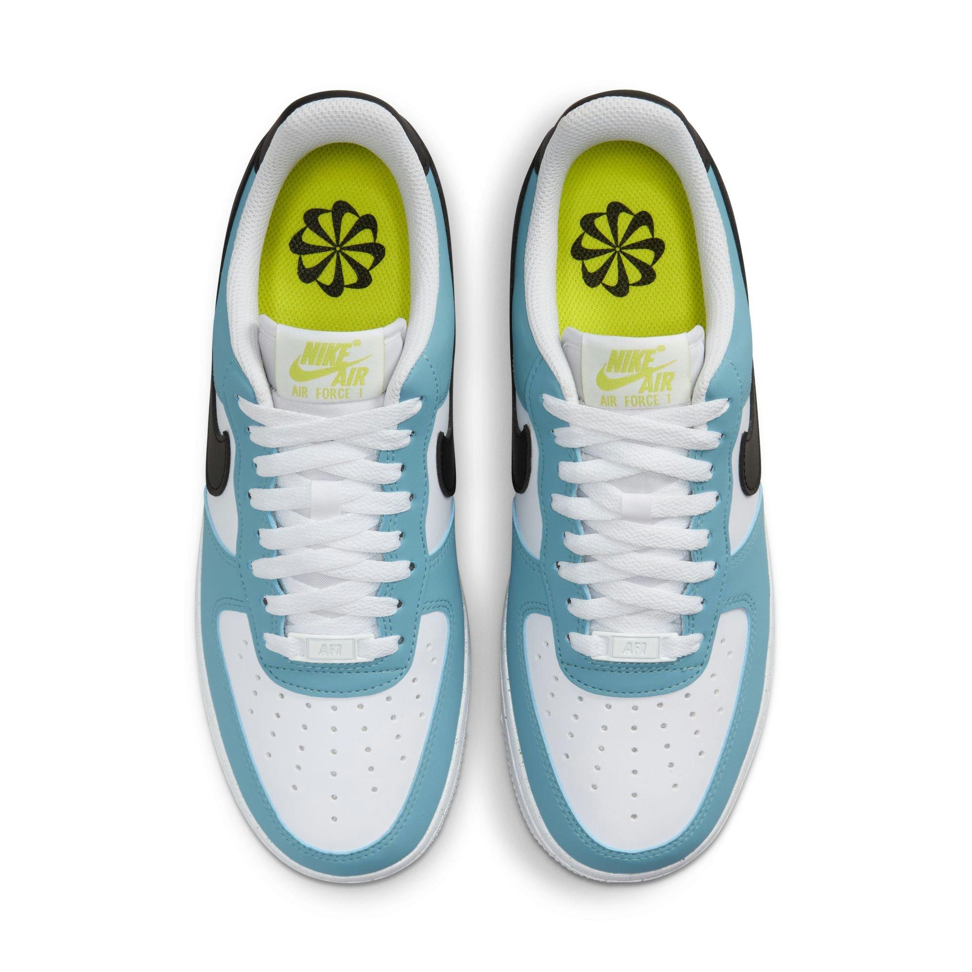 Nike Air Force 1 '07 Next Nature "Denim Turq/Black/White/Cyber" Women's Shoe - TURQ/WHITE Thumbnail View 7