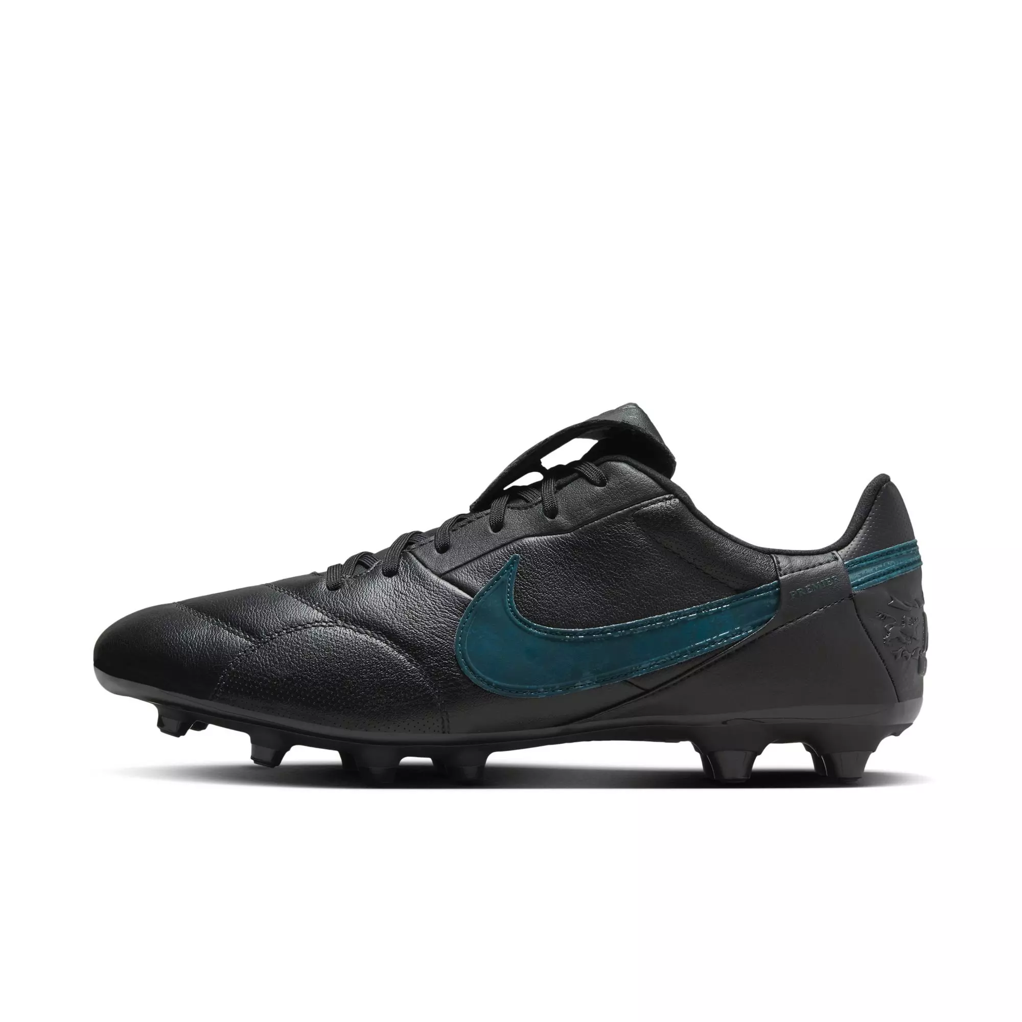 Nike Premier 3 FG Low Top "Black/Deep Jungle" Men's Soccer Cleat - BLACK