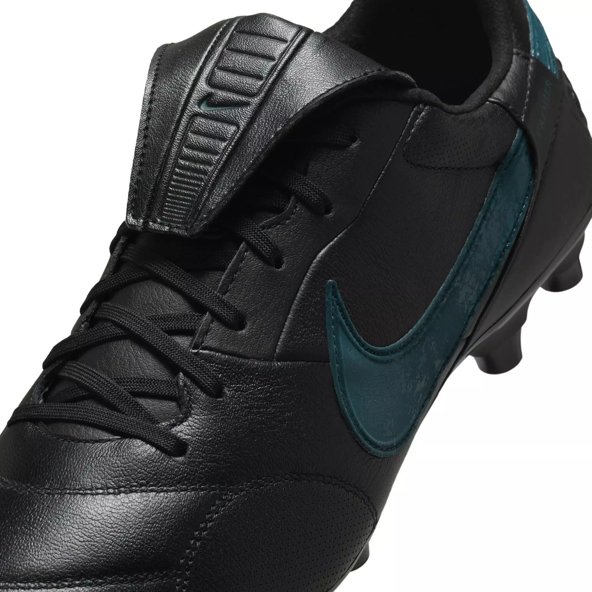 Nike Premier 3 FG Low Top "Black/Deep Jungle" Men's Soccer Cleat - BLACK