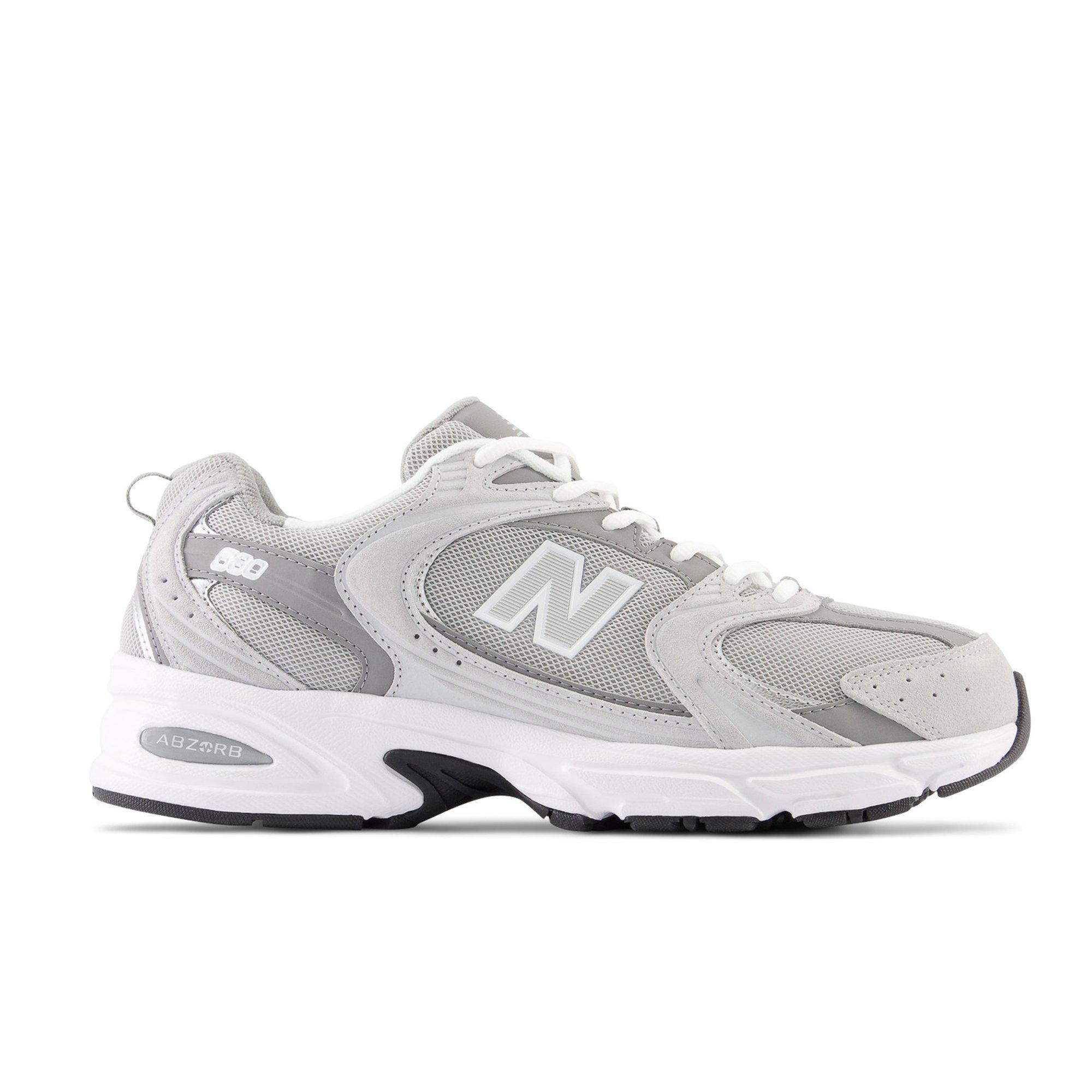 Mens White And Grey Sneakers - Hibbett display picture 3