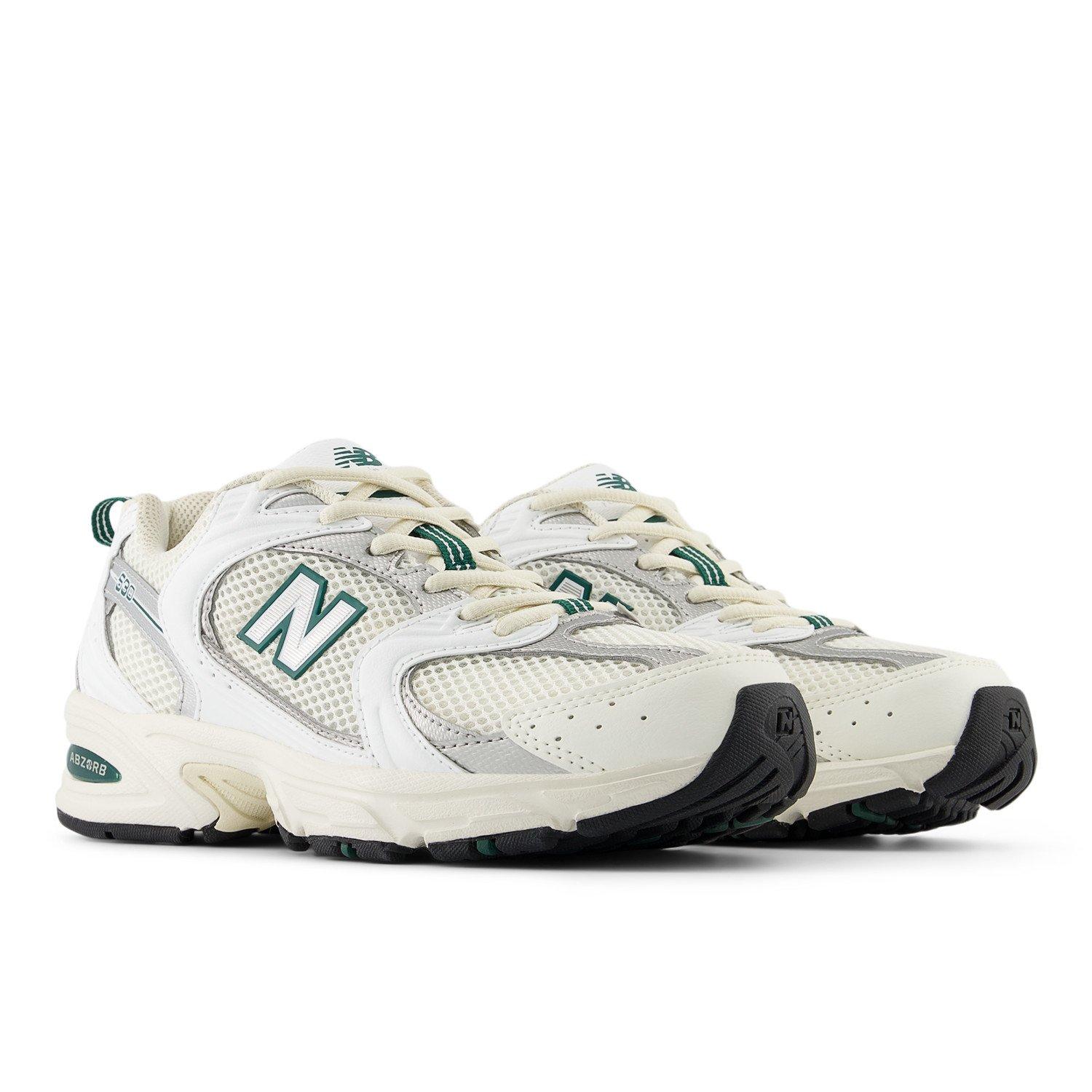 New Balance 530 Unisex "Sea Salt/Green" Shoe