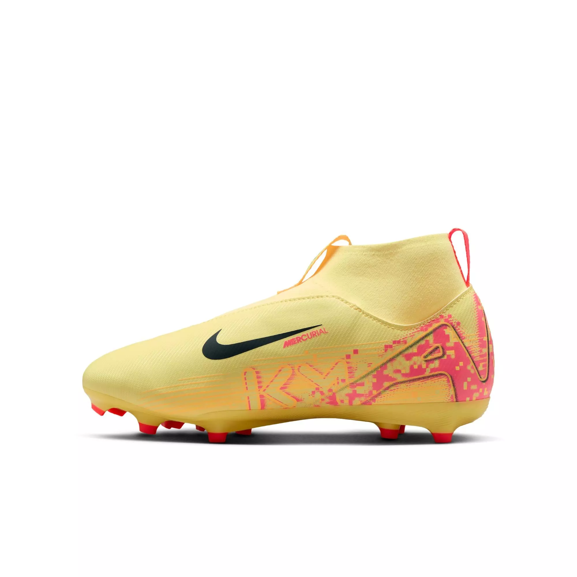 Nike Jr. Mercurial Superfly 10 Academy "Kylian Mbappé" Grade School Kids' Soccer Cleat - LASER ORANGE/ARMORY NAVY
