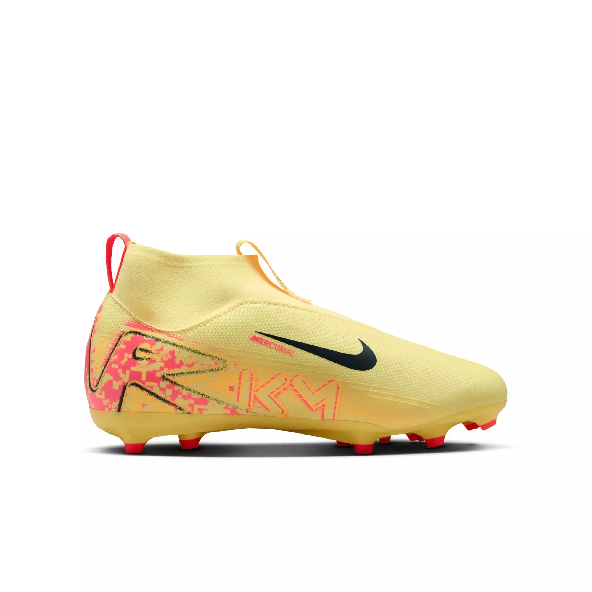 Nike Jr. Mercurial Superfly 10 Academy "Kylian Mbappé" Grade School Kids' Soccer Cleat - LASER ORANGE/ARMORY NAVY