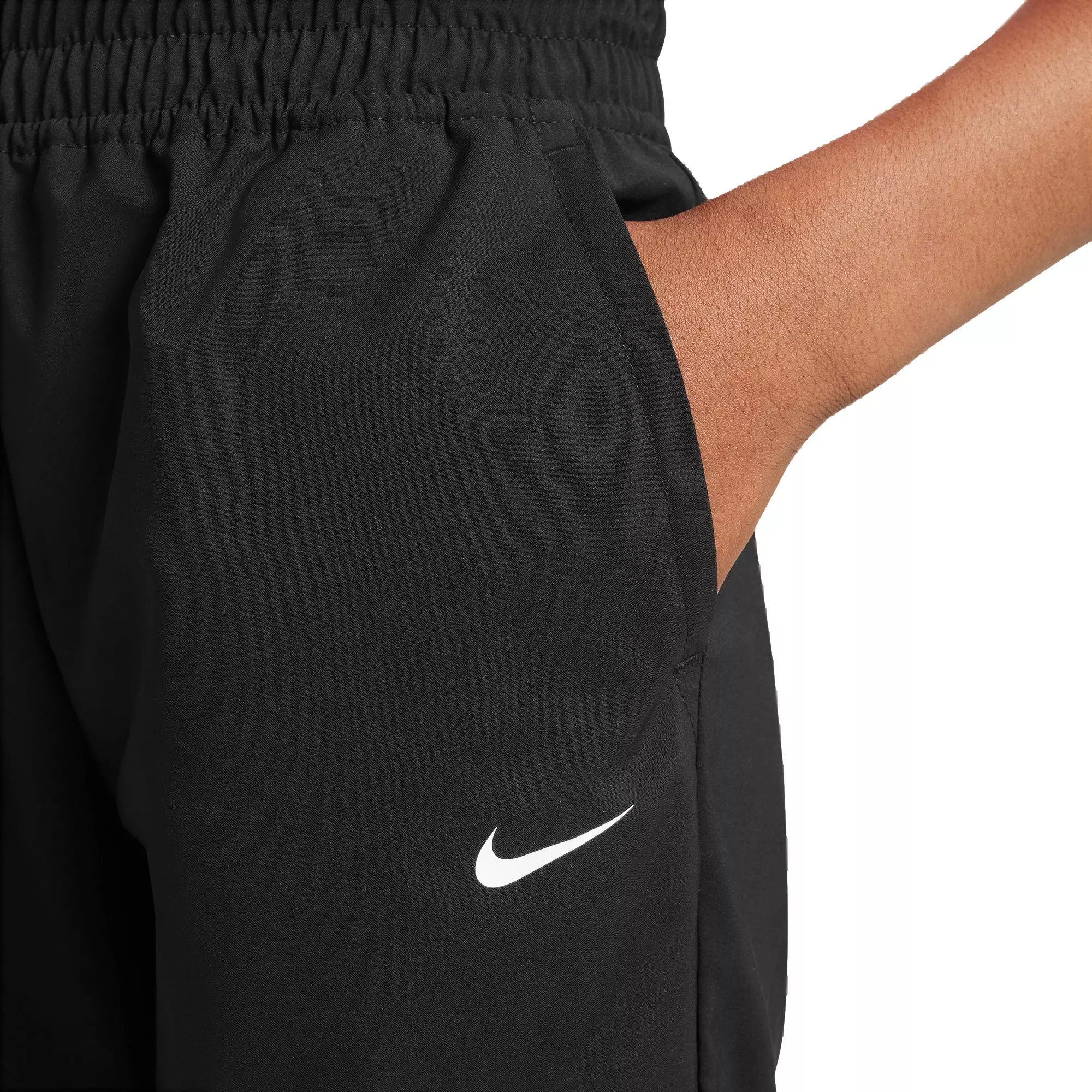 Nike Big Girls' Dri-FIT One Woven Training Pants - BLACK