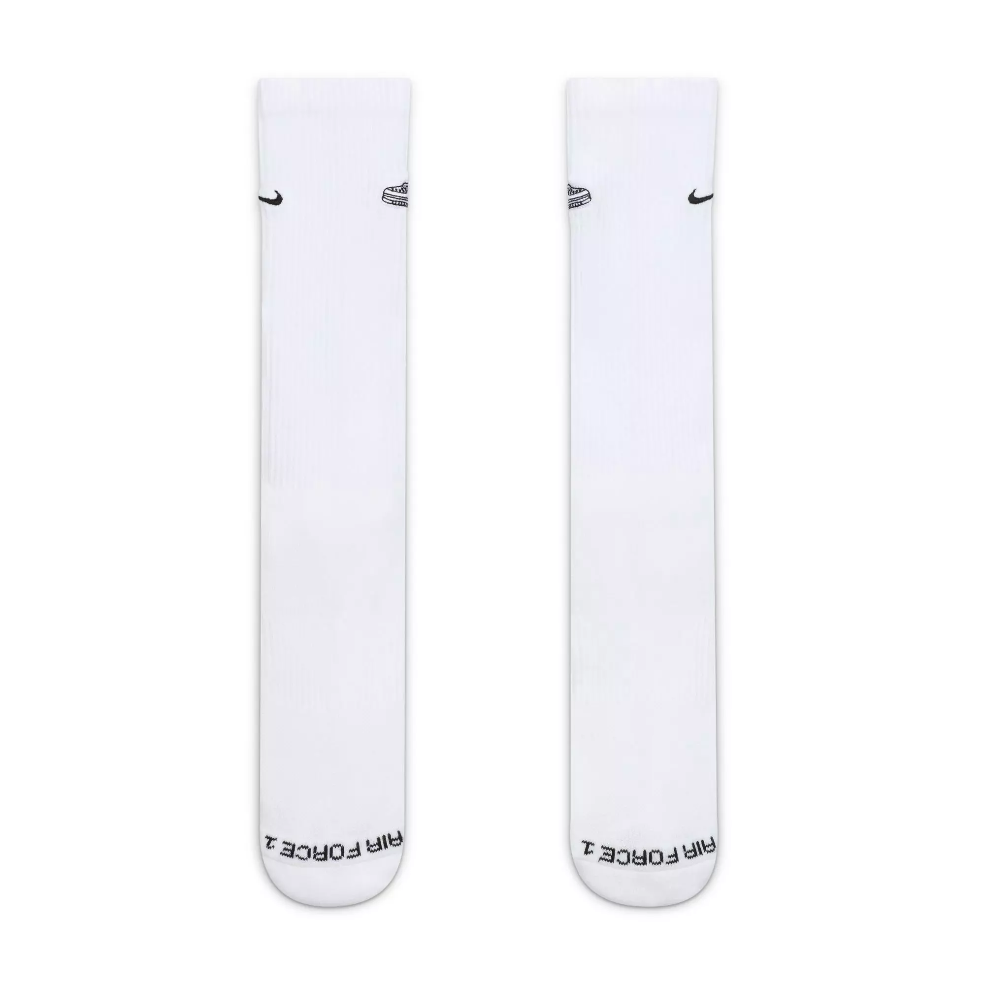 Nike Everyday Plus AF1 Cushioned Crew Socks (1 Pair) - WHITE