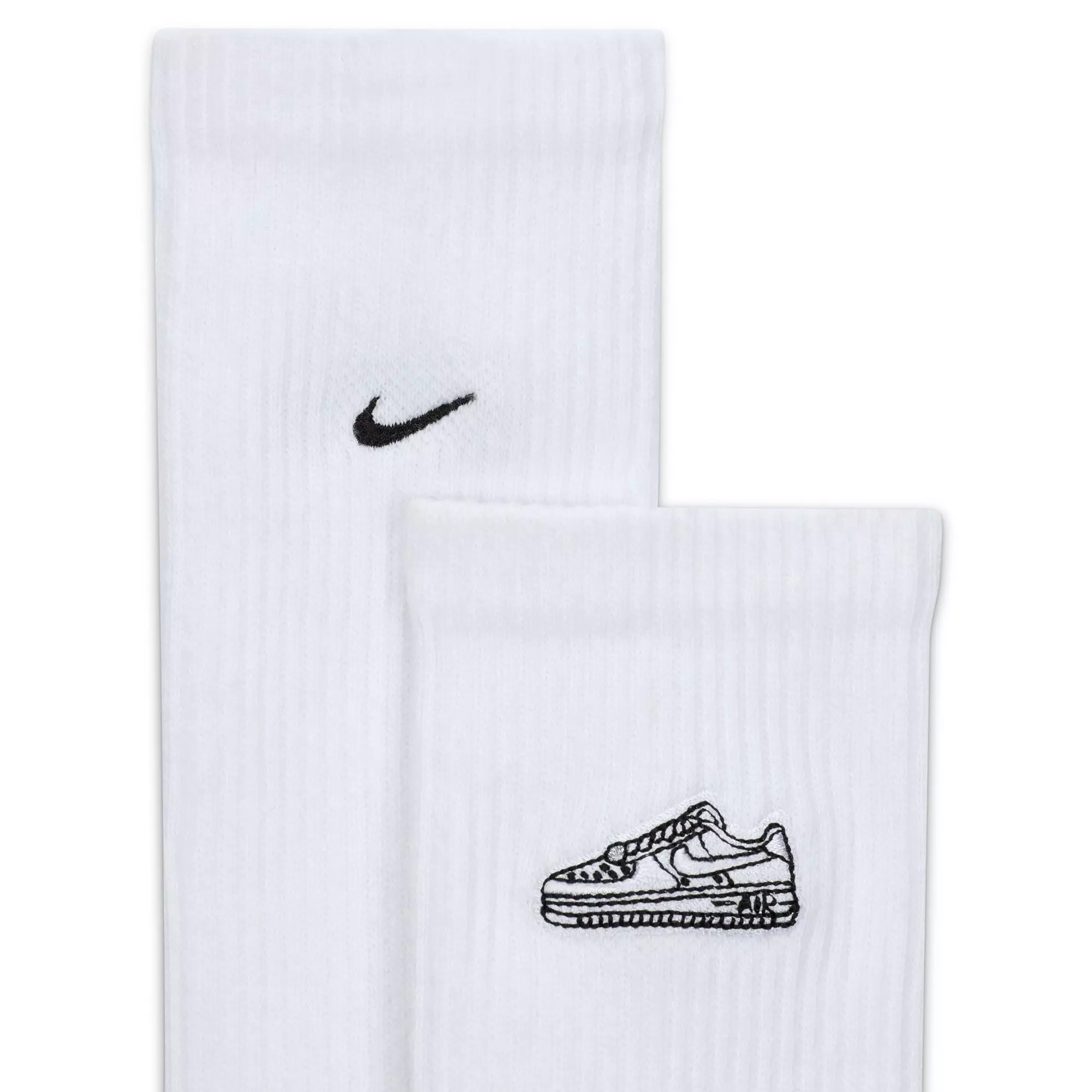 Nike Everyday Plus AF1 Cushioned Crew Socks (1 Pair) - WHITE