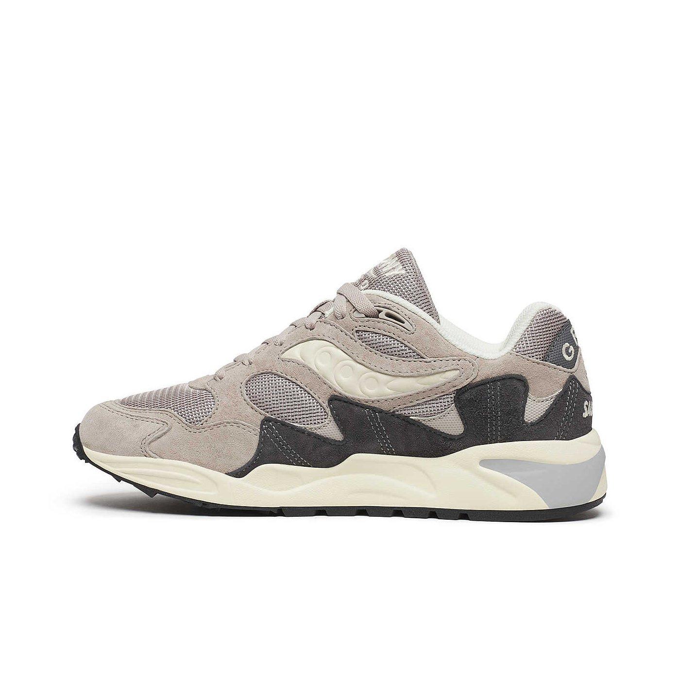 Saucony Grid Shadow 2 "Grey Cream" Men's Shoe - GREY CREAM Thumbnail View 2