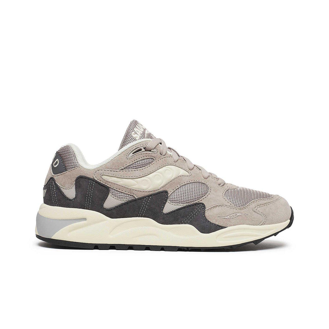 Saucony Grid Shadow 2 "Grey Cream" Men's Shoe - GREY CREAM Thumbnail View 1