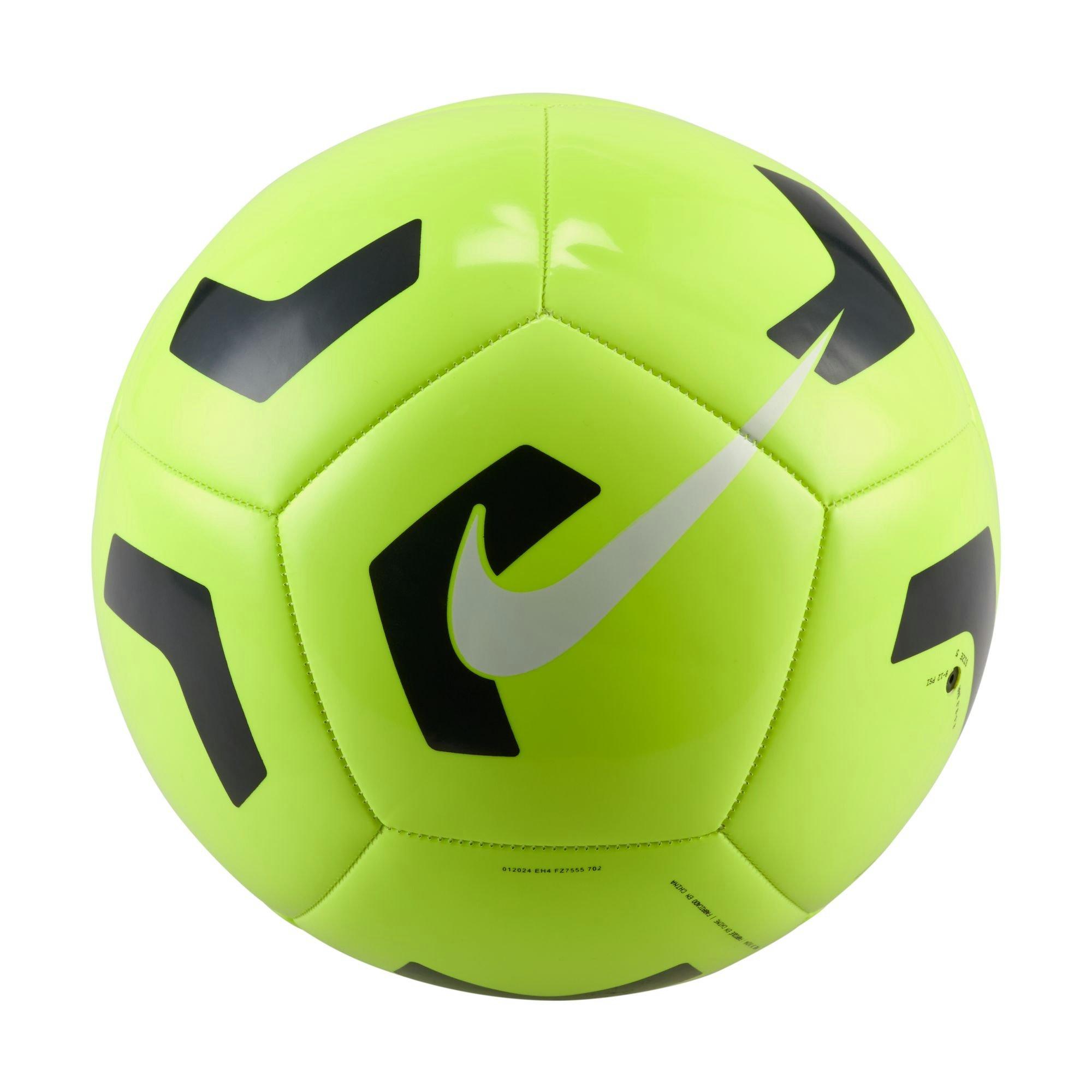 Nike Pitch Training Soccer Ball Volt/Black 12-Panel | Hibbett