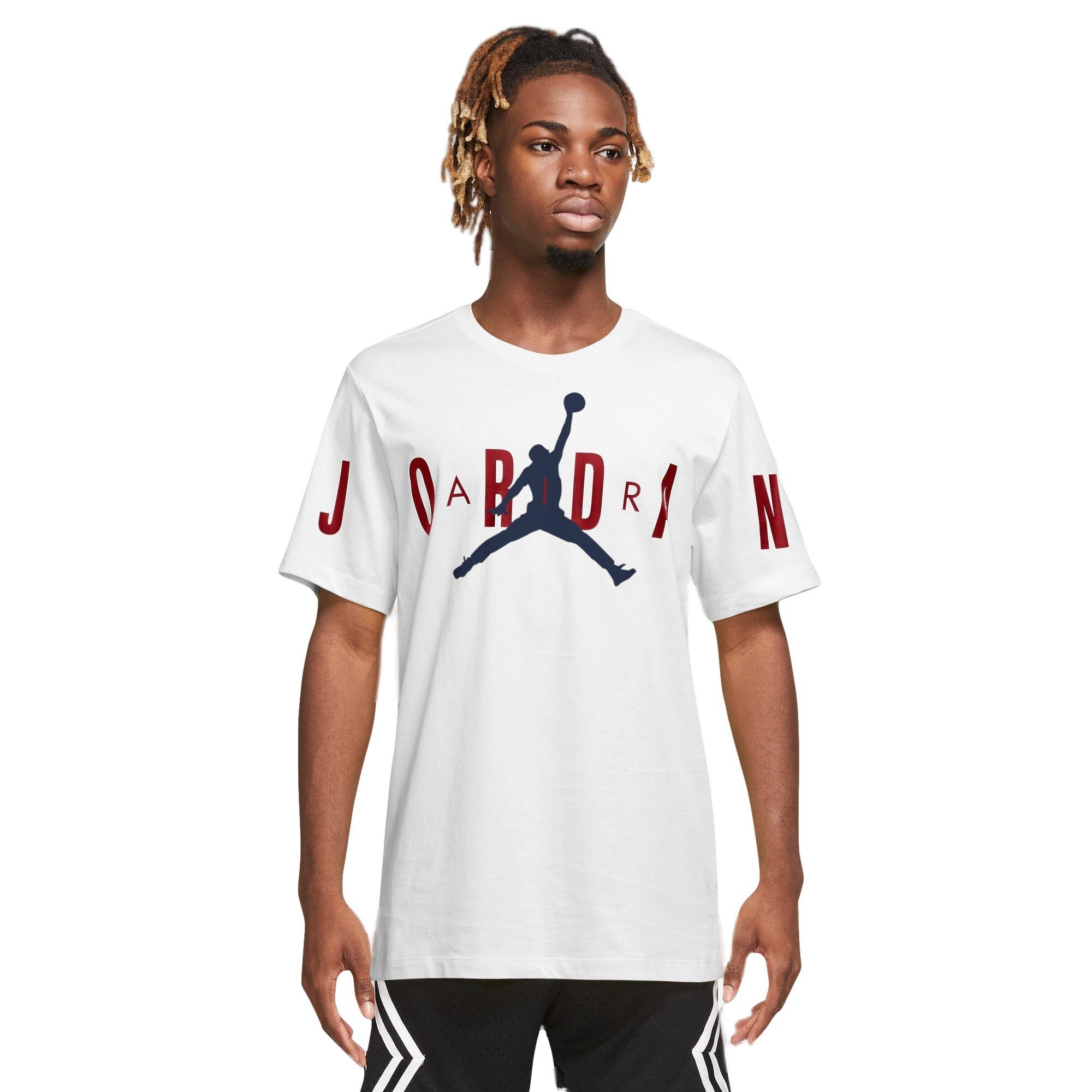 Jordan Men's Air Stretch Tee - White - WHITE Thumbnail View 1