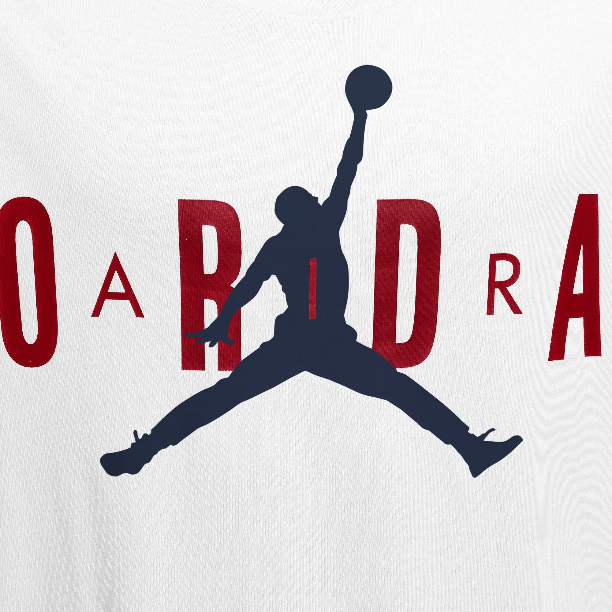 Jordan Men's Air Stretch Tee - WHITE Thumbnail View 3