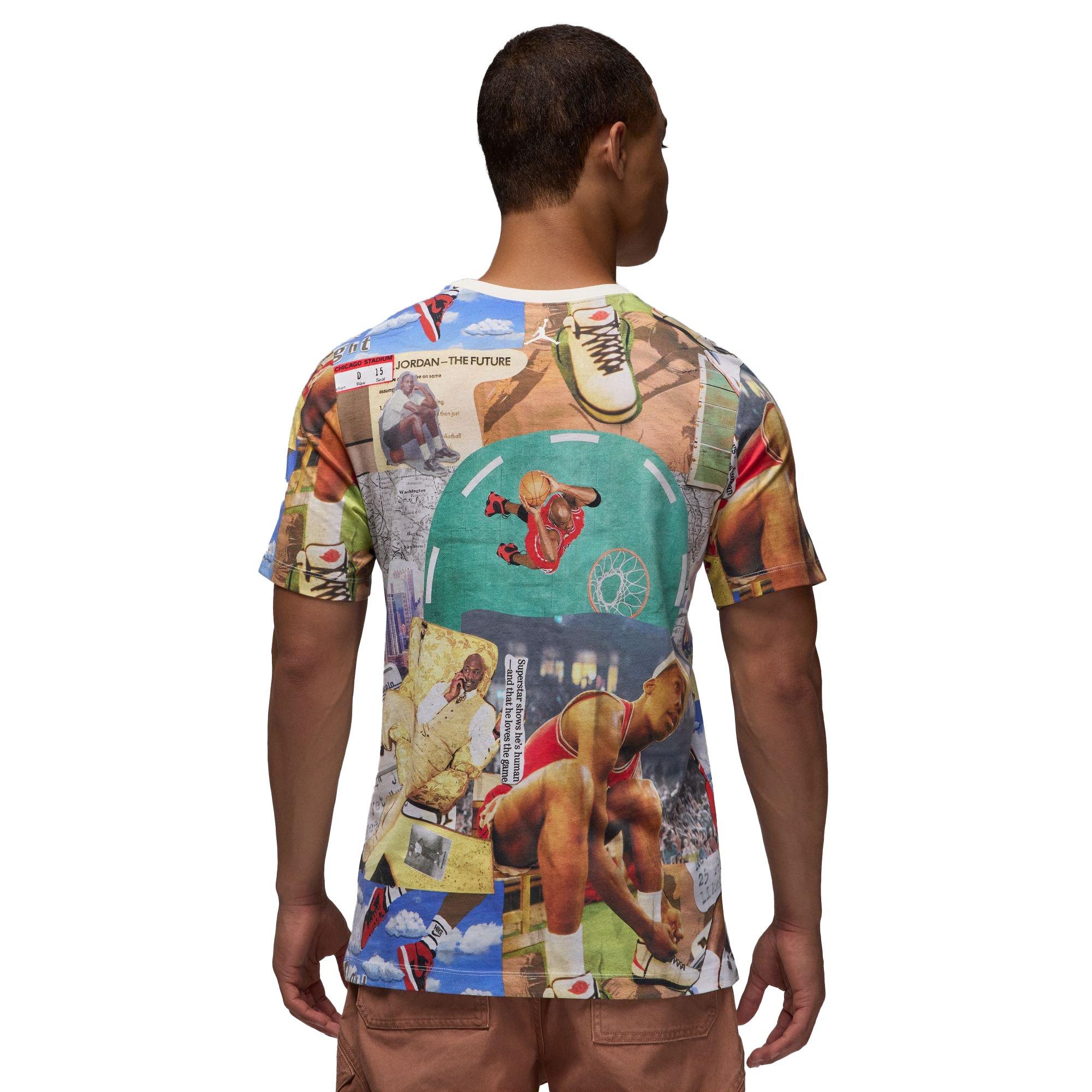 Jordan Men's Flight Essentials Printed Tee - MULTI-COLOR Thumbnail View 2