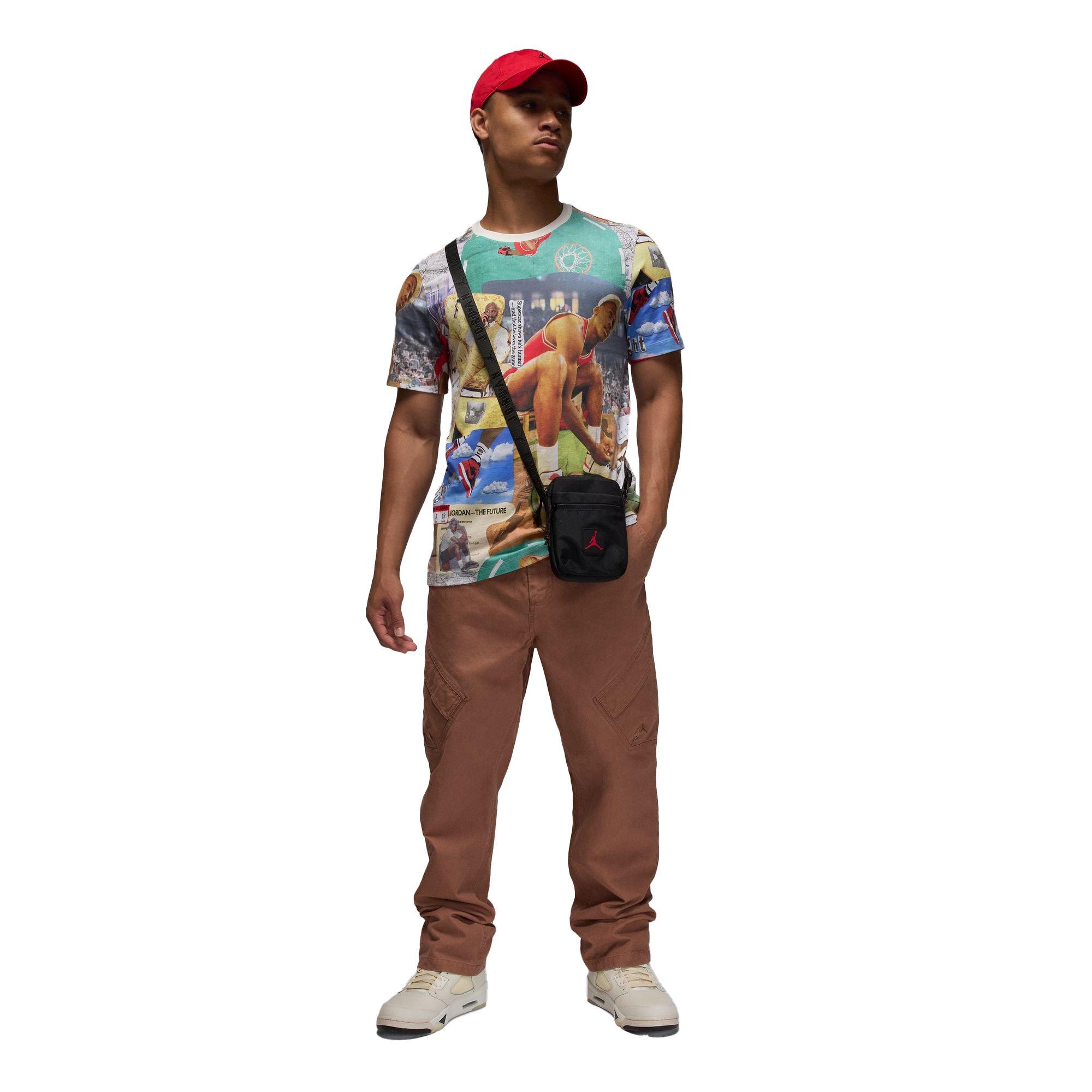 Jordan Men's Flight Essentials Printed Tee - MULTI-COLOR Thumbnail View 5