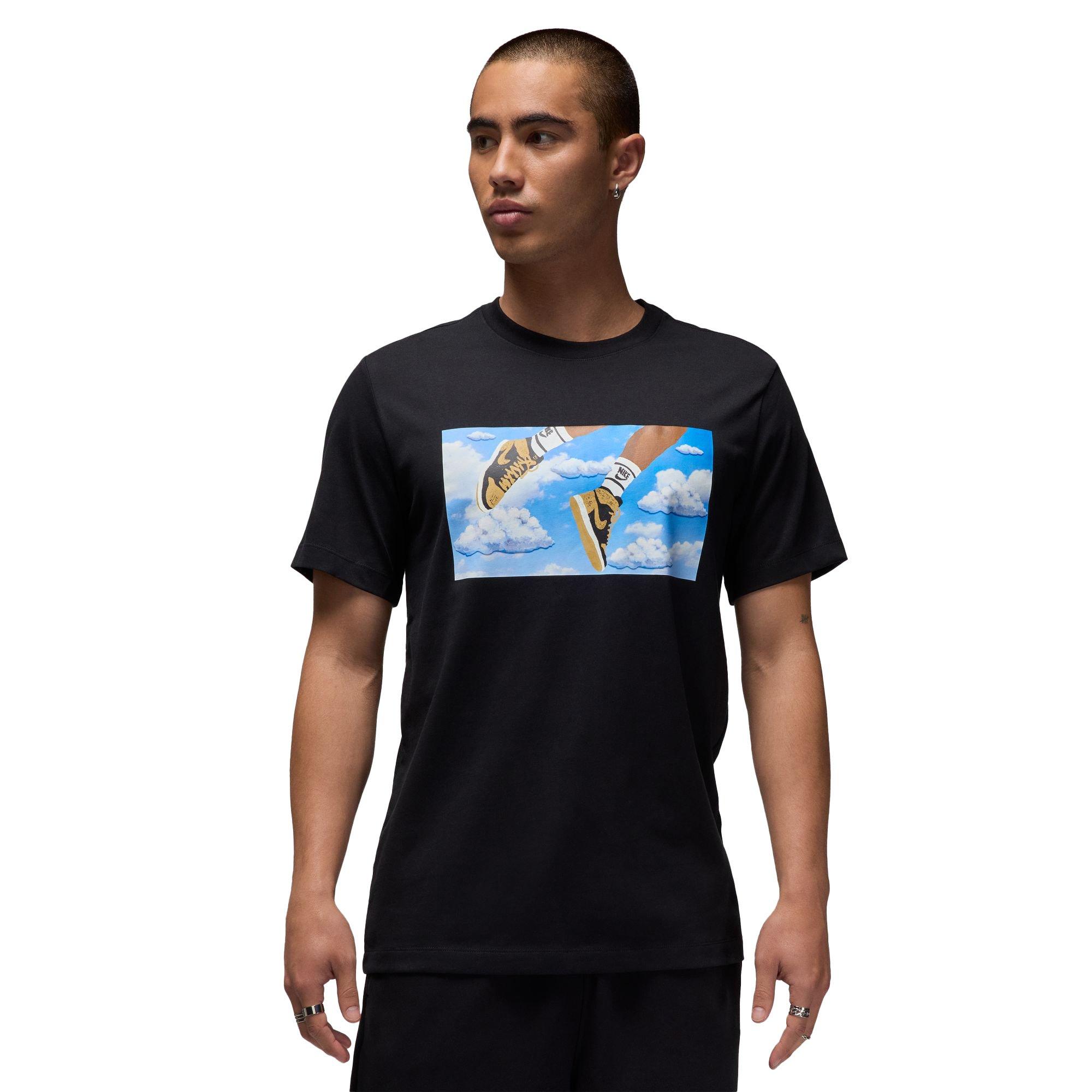 Jordan Men's Flight Essentials Tee - BLACK Thumbnail View 1