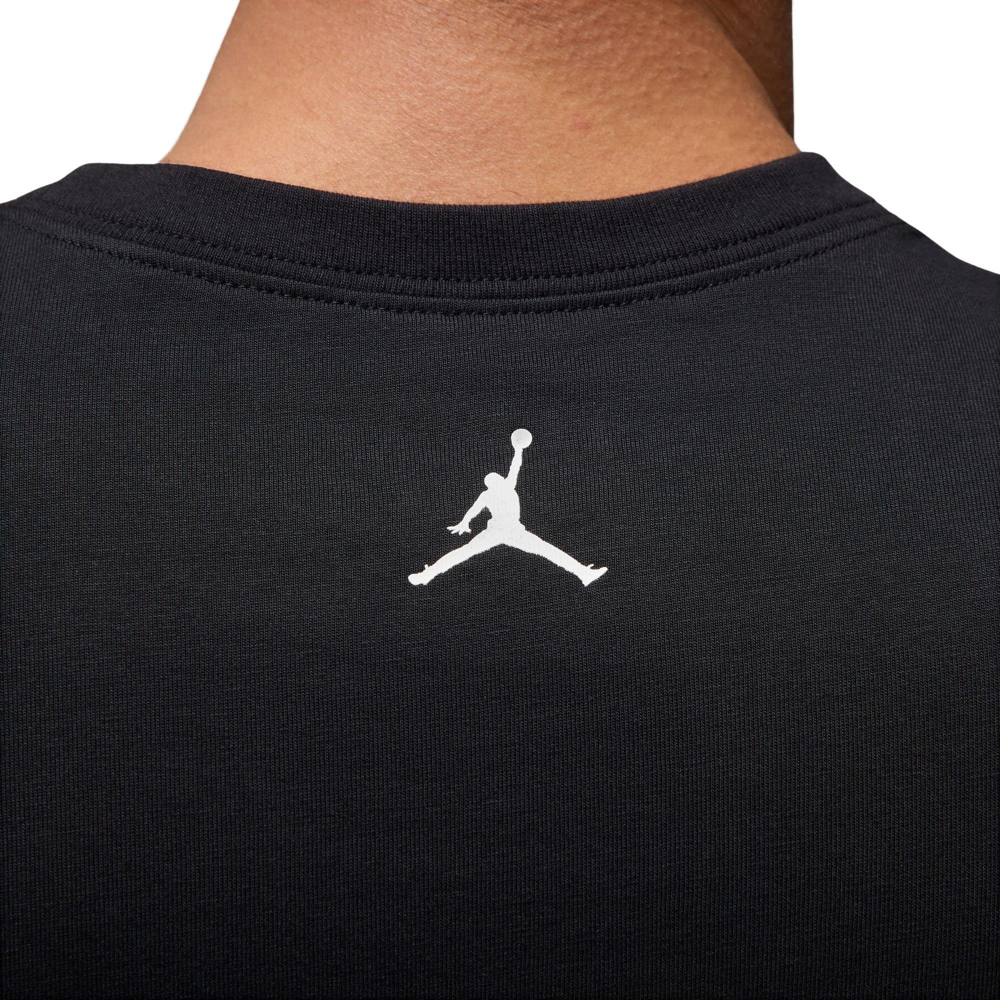 Jordan Men's Flight Essentials Tee - BLACK Thumbnail View 5