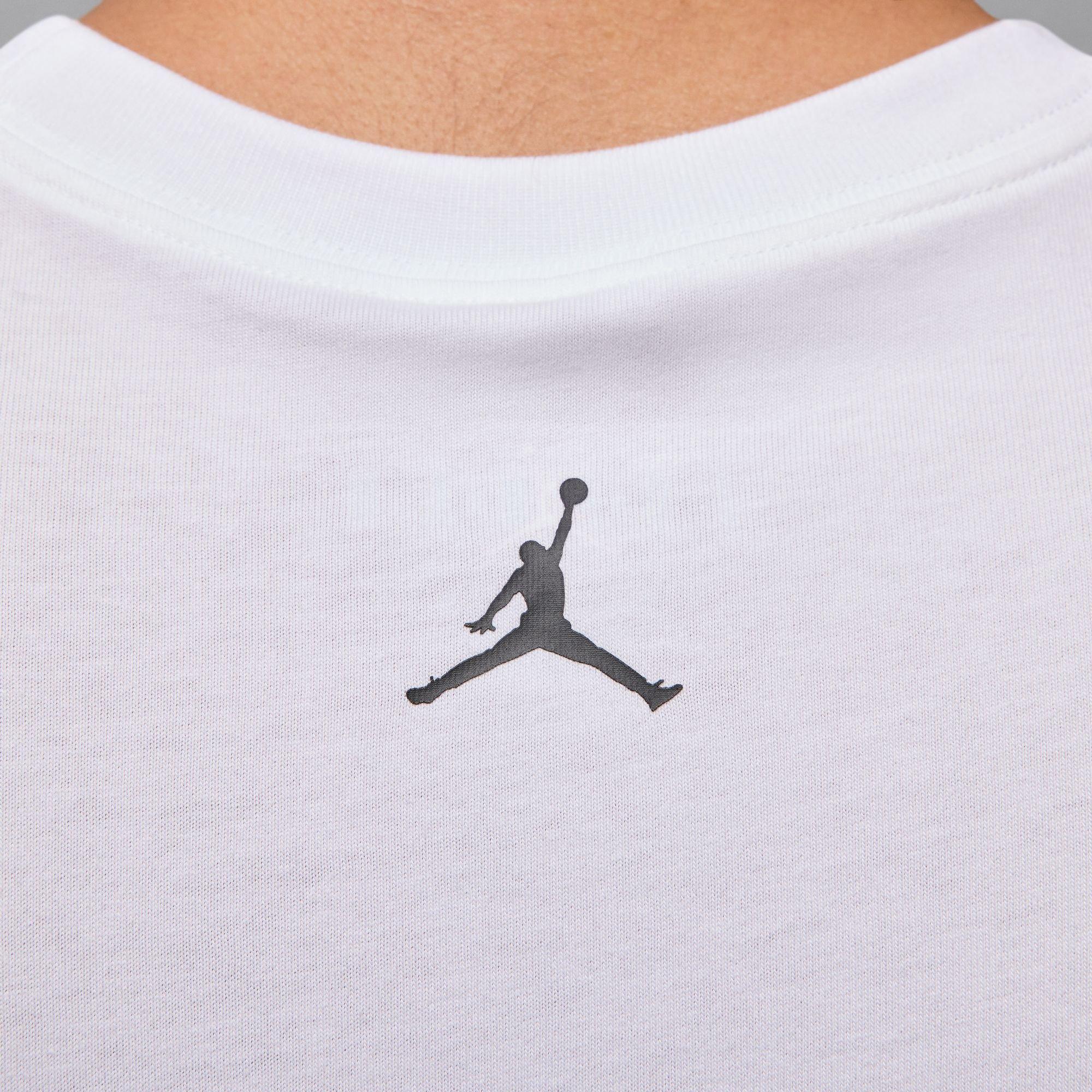 Jordan Men's Flight Essentials Tee - White - WHITE Thumbnail View 4