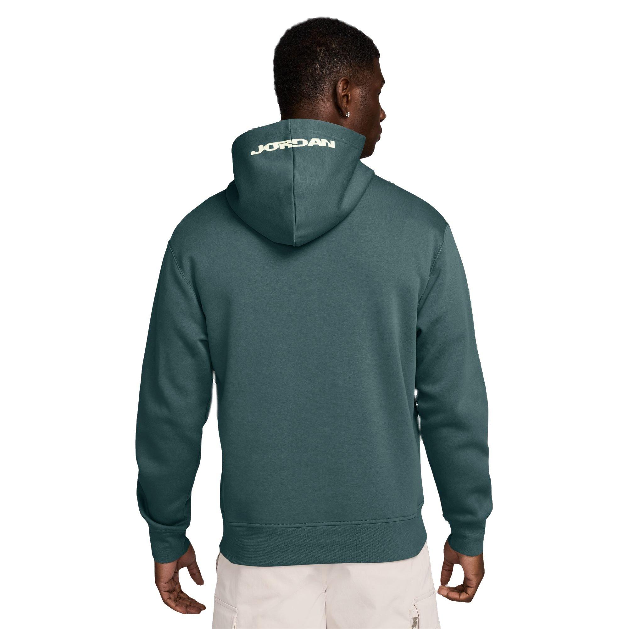 Jordan Men's MVP Fleece Pullover Hoodie-Green - GREEN Thumbnail View 2
