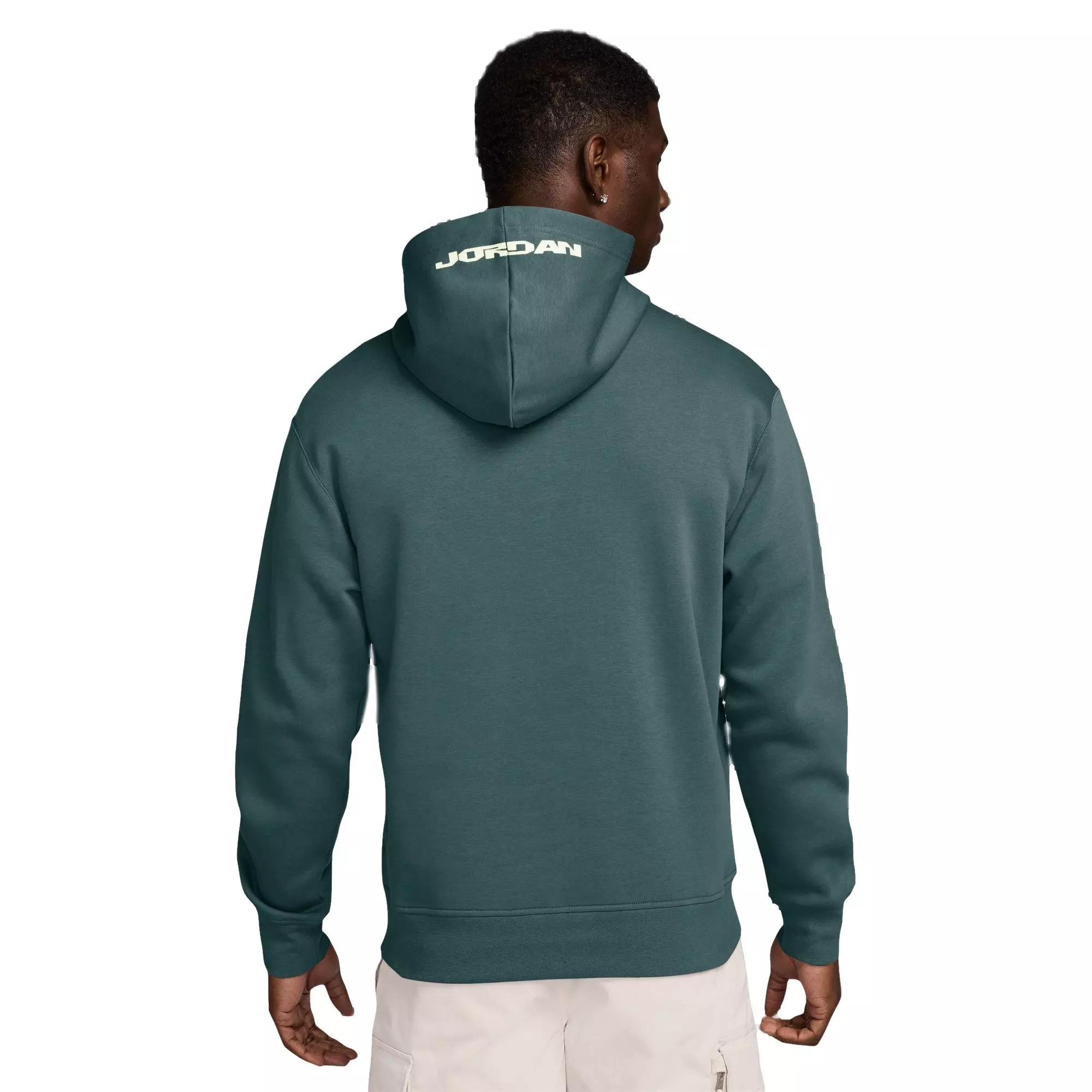 Jordan Men's MVP Fleece Pullover Hoodie-Green - GREEN