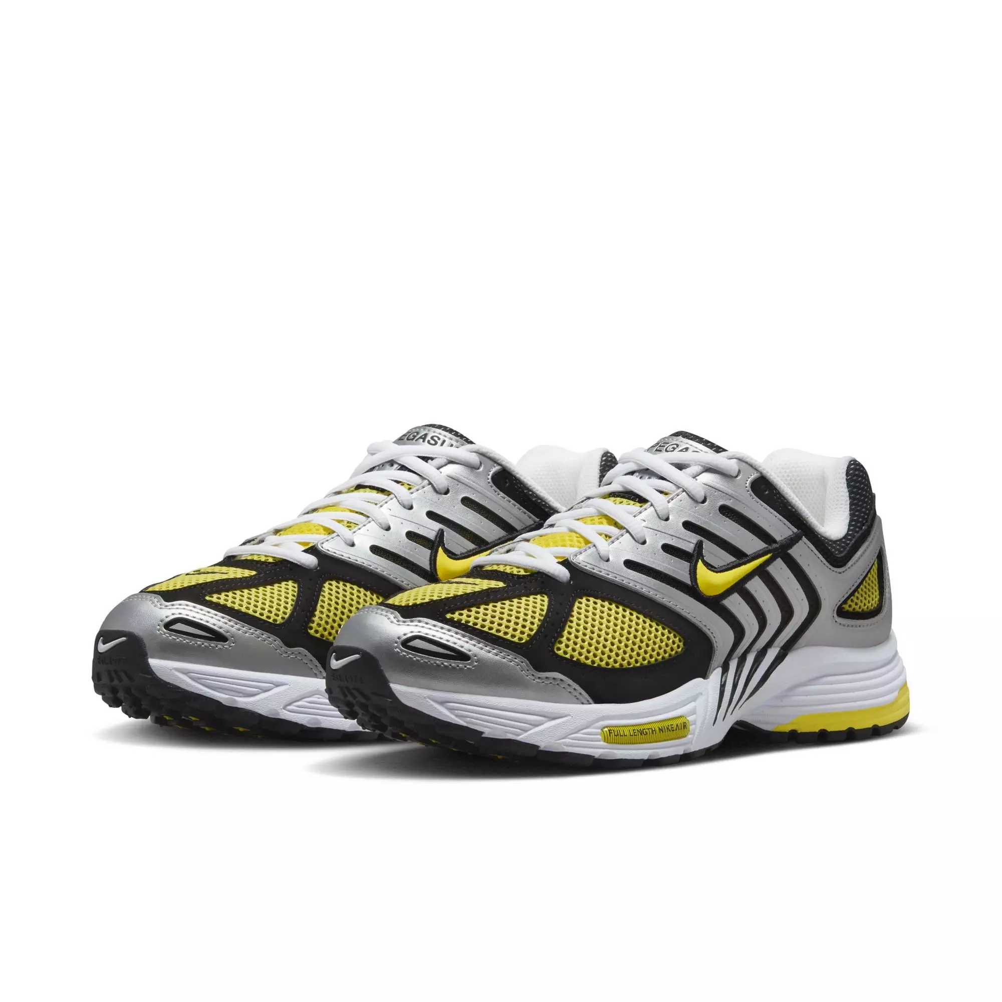 Nike Air Pegasus 2005 "White/Opti Yellow/Metallic Silver/Black" Women's Shoe - WHITE/YELLOW