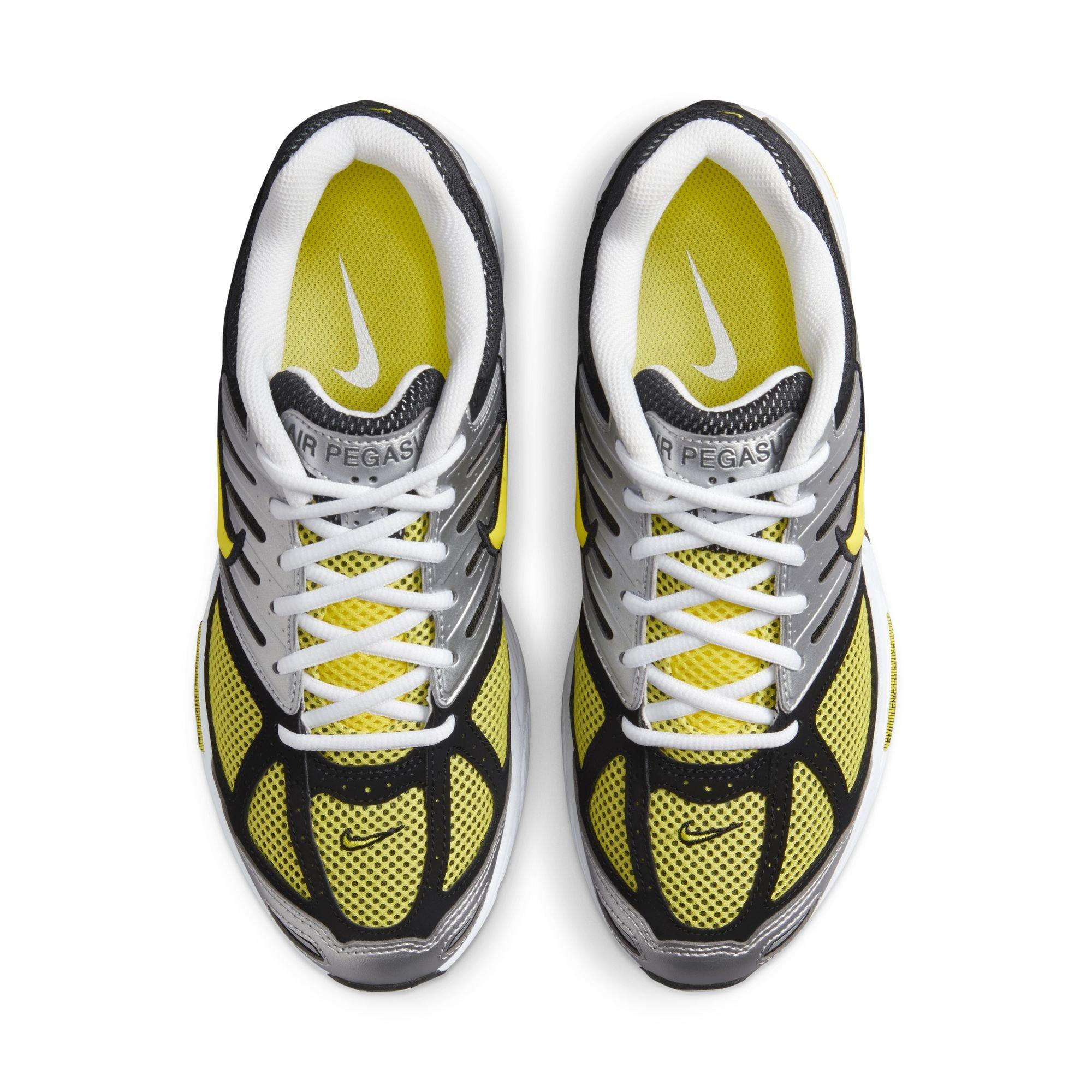 Nike Air Pegasus 2005 "White/Opti Yellow/Metallic Silver/Black" Women's Shoe - WHITE/YELLOW Thumbnail View 6