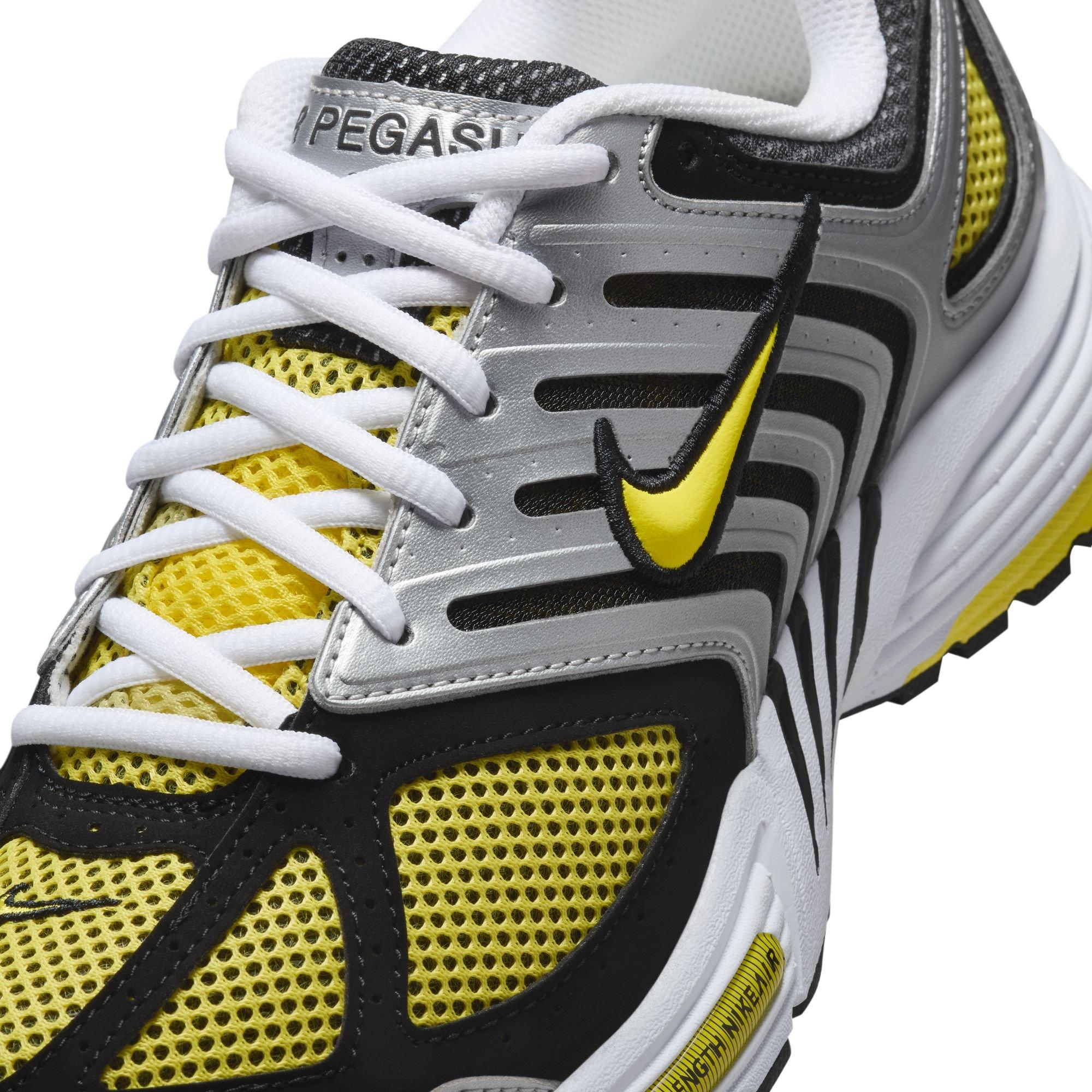 Nike Air Pegasus 2005 "White/Opti Yellow/Metallic Silver/Black" Women's Shoe - WHITE/YELLOW Thumbnail View 9