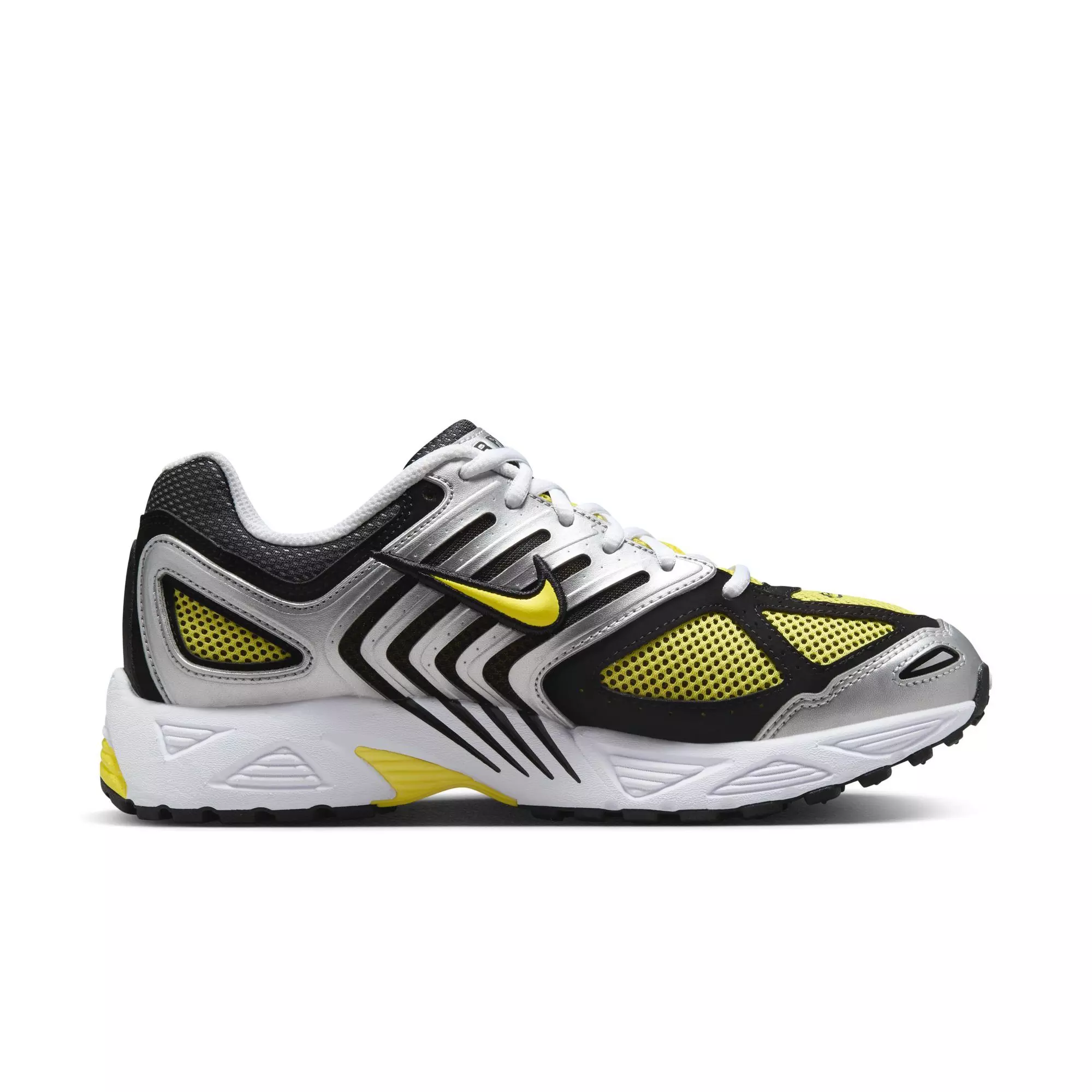 Nike Air Pegasus 2005 "White/Opti Yellow/Metallic Silver/Black" Women's Shoe - WHITE/YELLOW