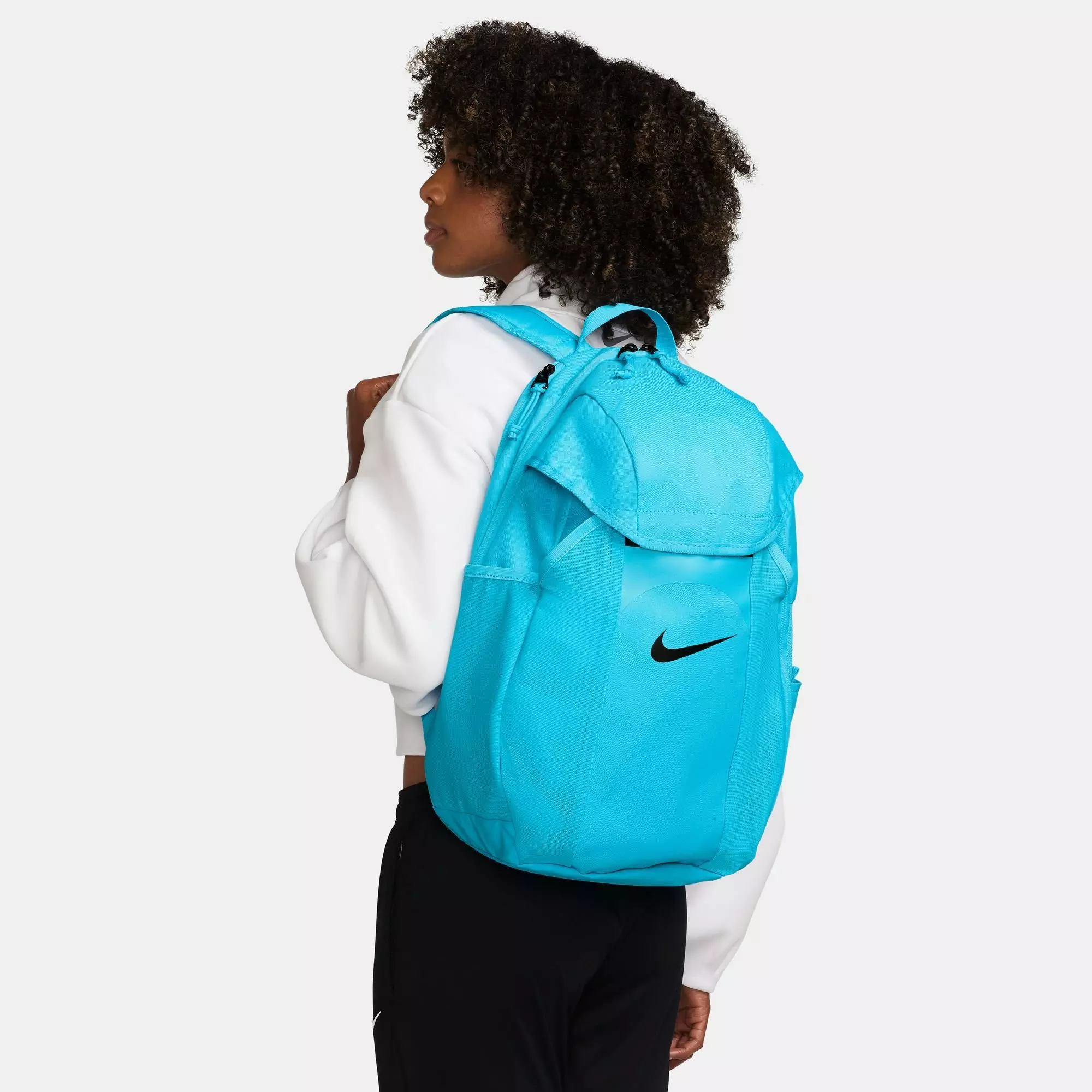Nike Academy Team Soccer Backpack - Blue Fury - CAROLINA BLUE