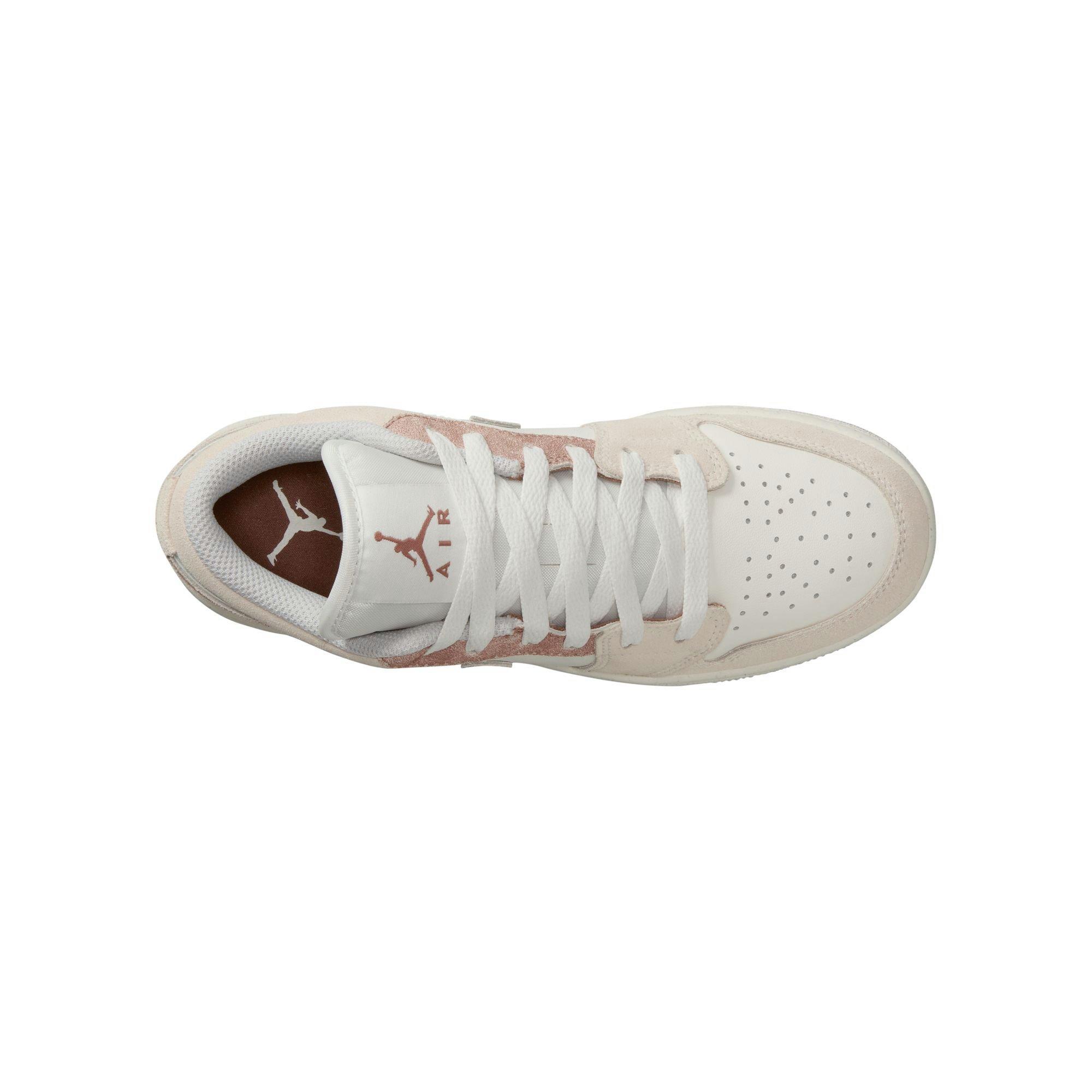 Jordan 1 Low SE Grade School Girls' "Legend Lt Brown/Archaeo Brown/Sail" Shoe